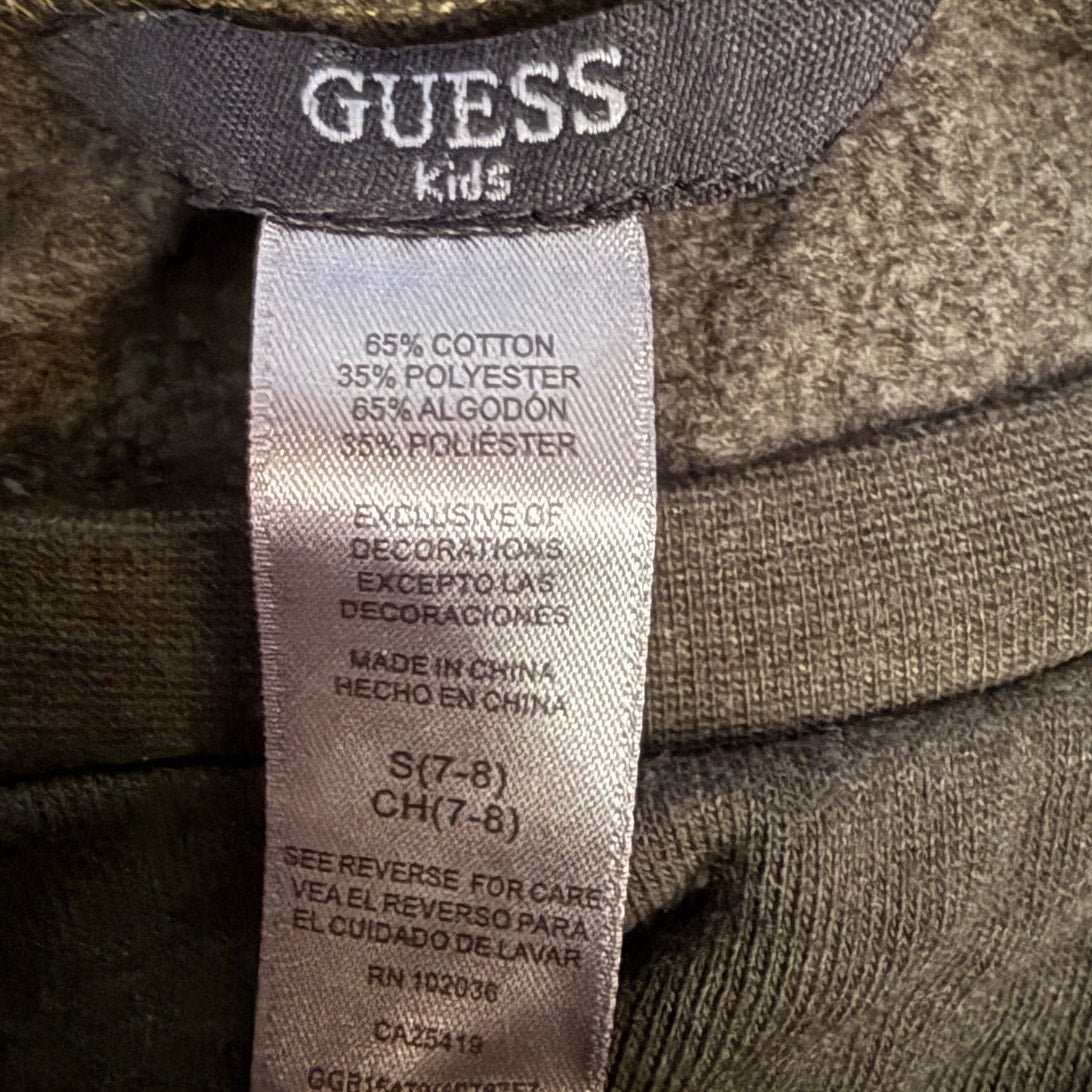 Micro Crop GUESS Long Sleeve Sweatshirt