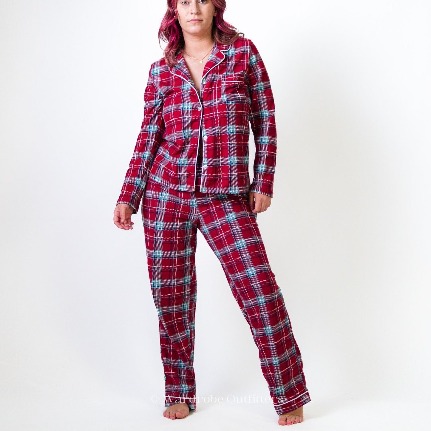 Wonderly Intimates Plaid Flannel Pajamas