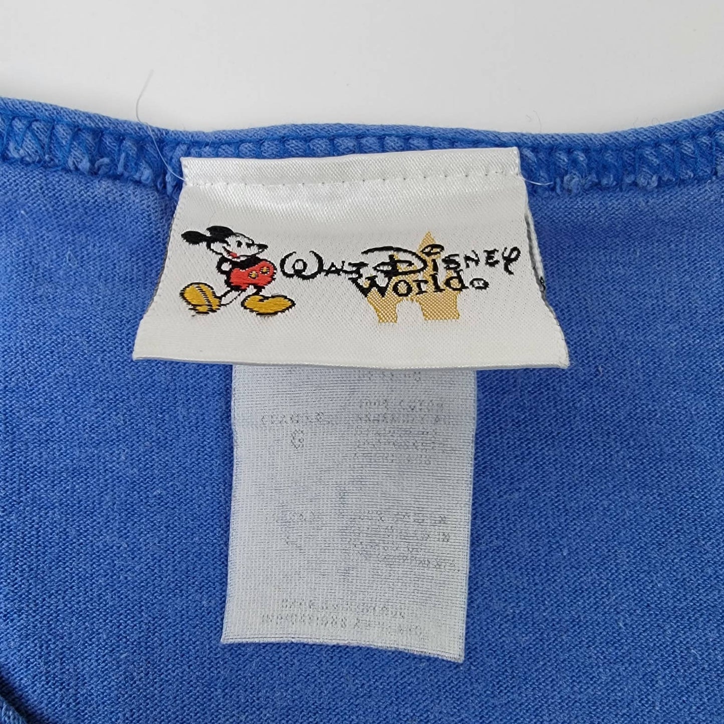 Vintage 90s Walt Disney World Blue Tank Top - L