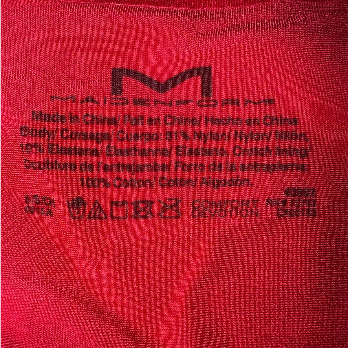 Maidenform Red Hipster Boyshorts Panties