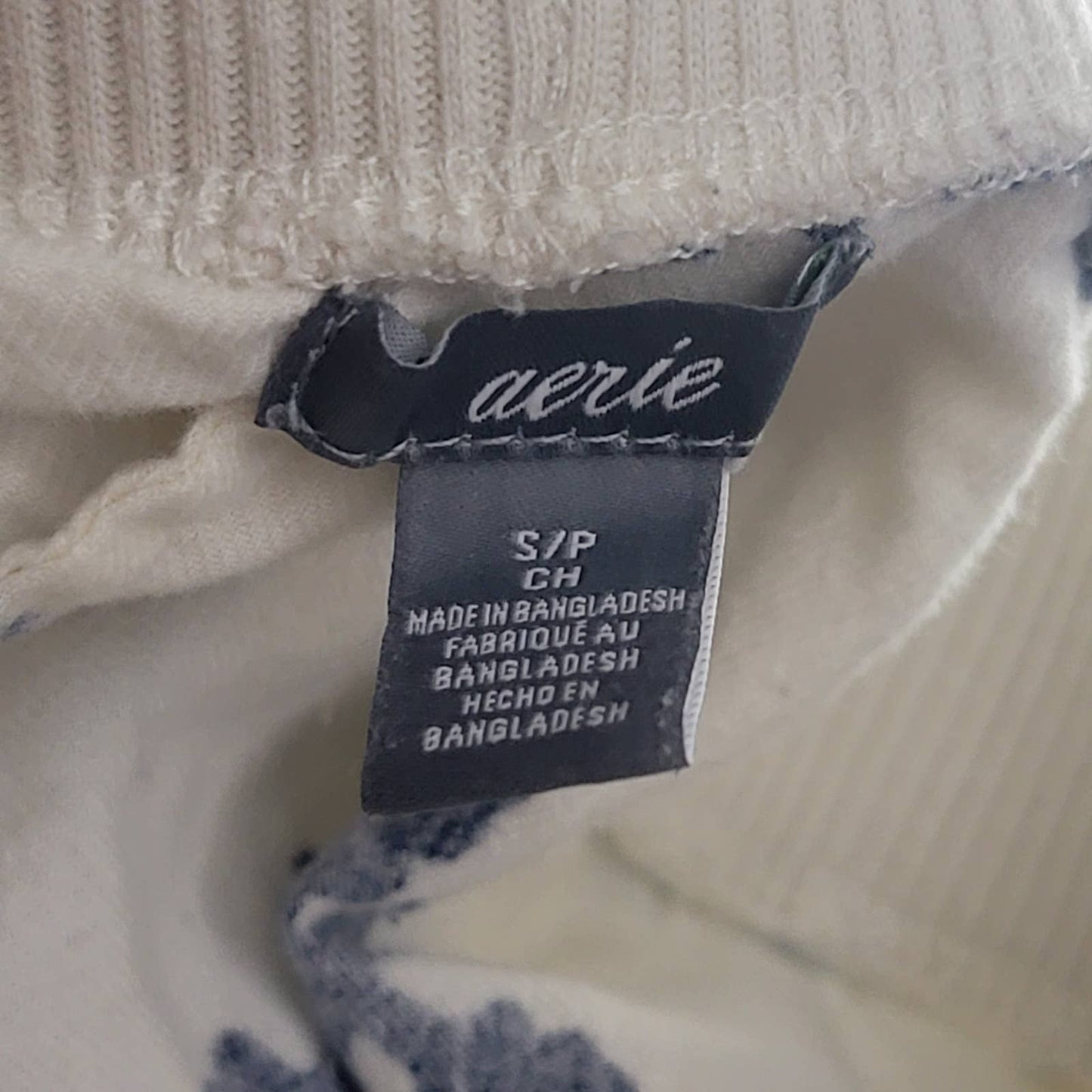 Aerie Cotton Snowflake Pajama Bottoms