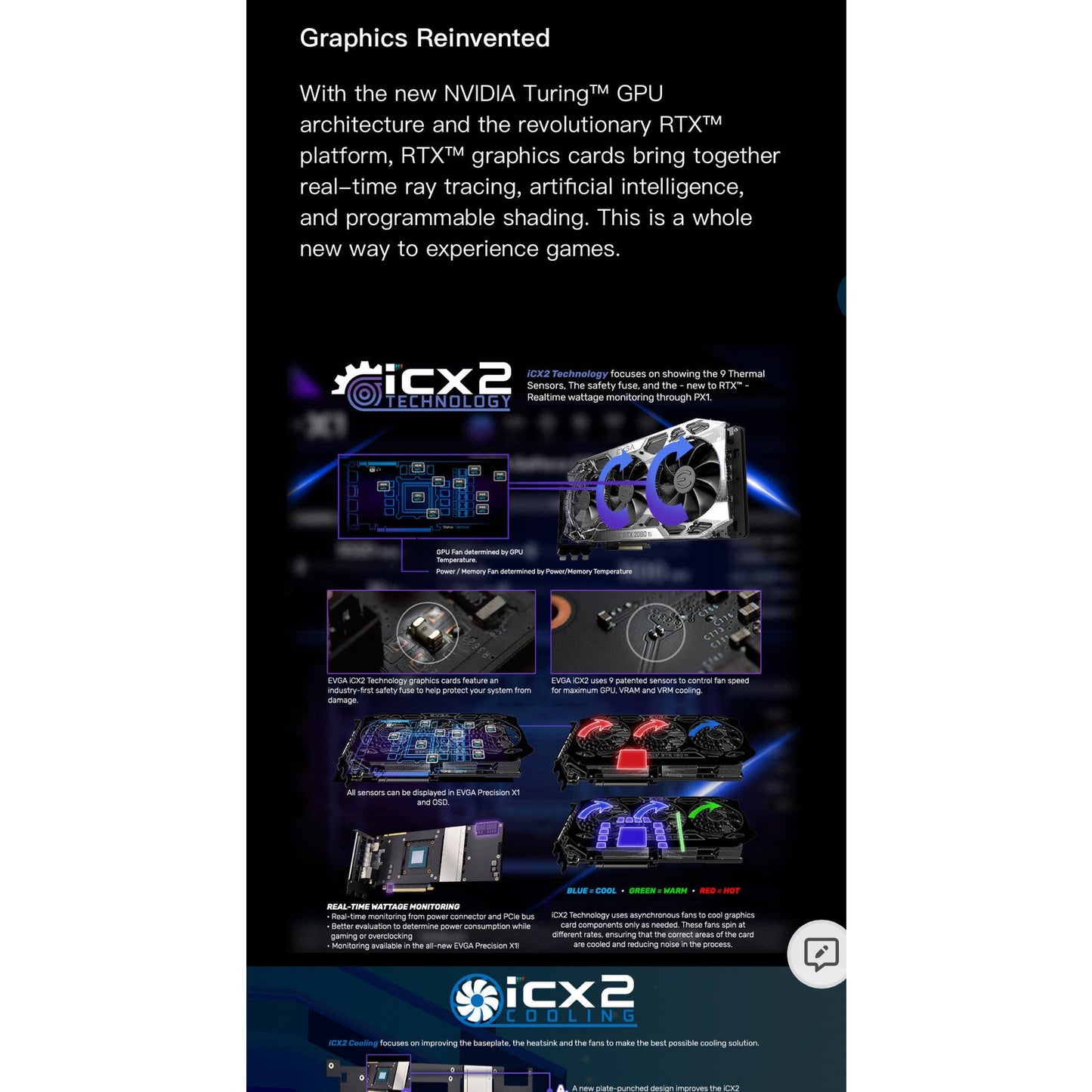 EVGA GeForce RTX 2070 Super FTW3 Ultra, Overclocked, Triple + iCX2, 65C Gaming, RGB, Video Card