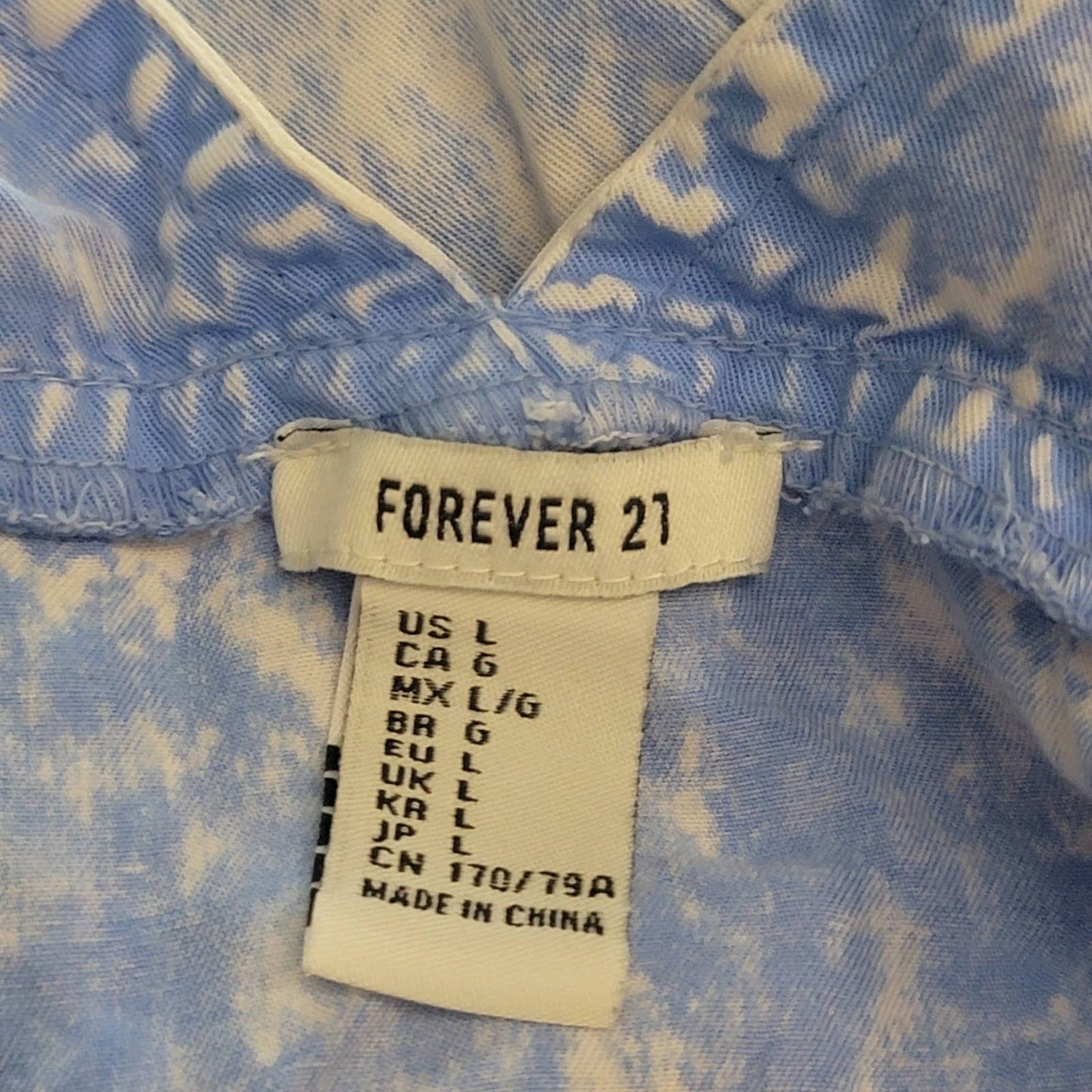 F21 Bleached Cotton Denim Overalls