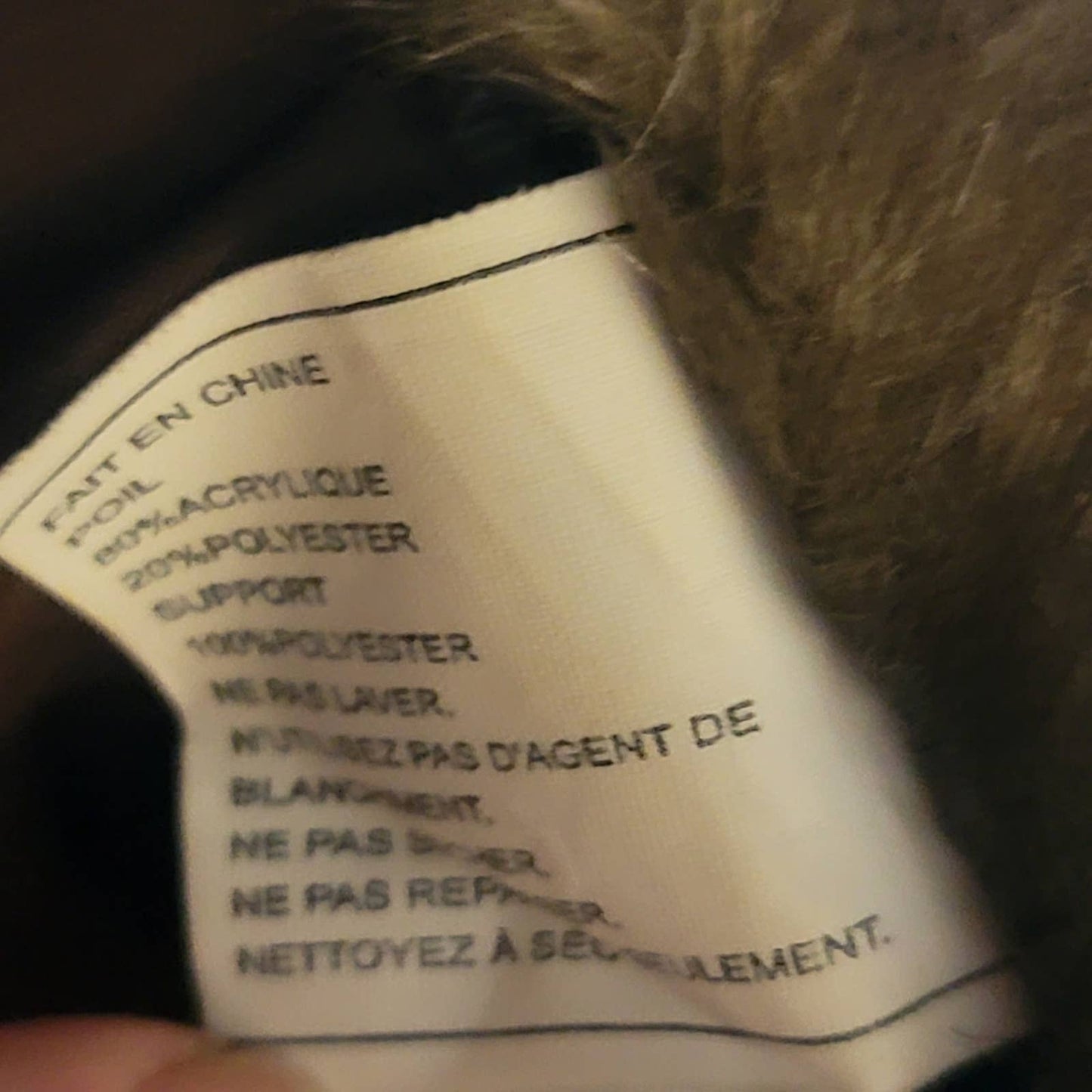 Peter Nygard Brown Faux Alligator Print Fur Collared Jacket - L