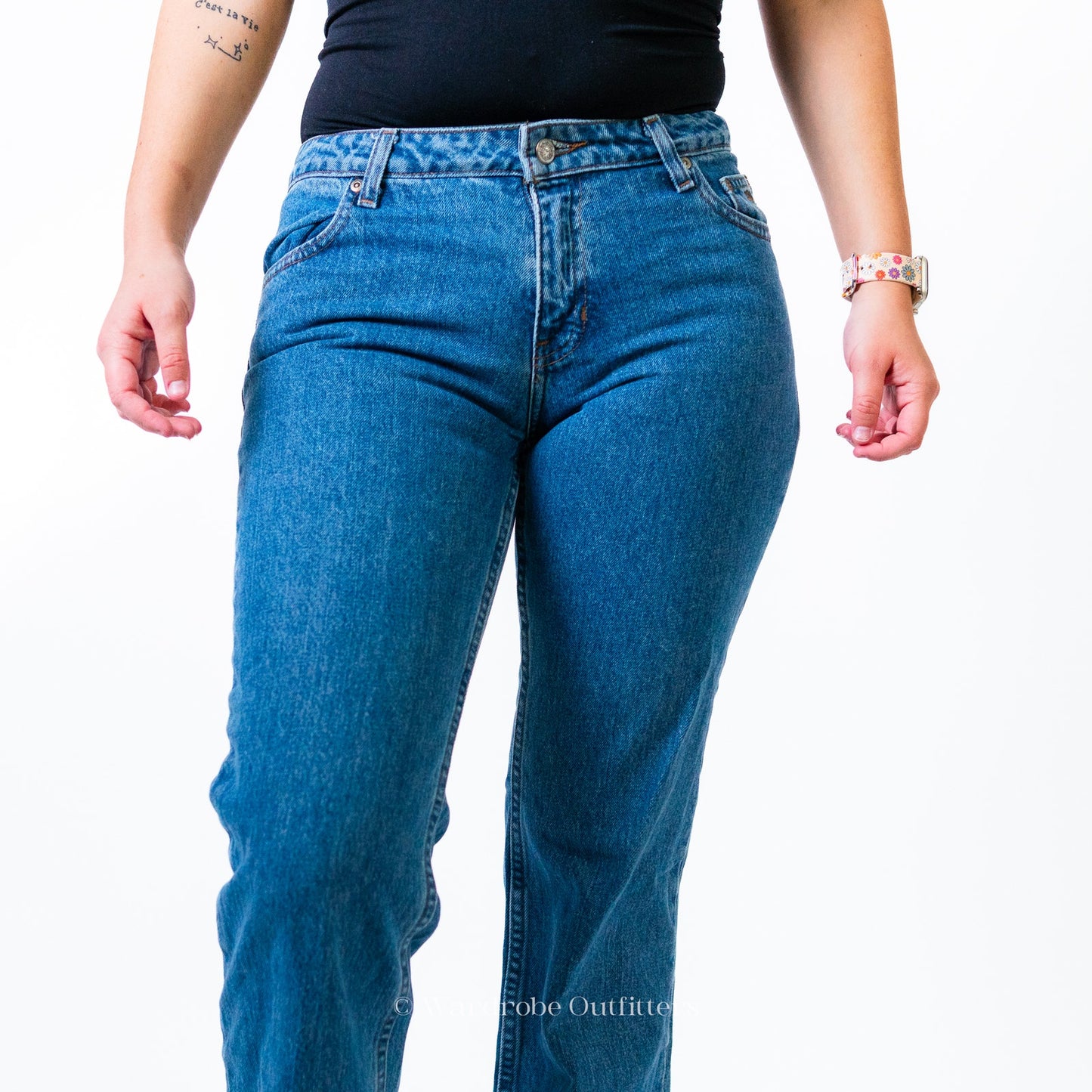 Vintage Harley-Davidson Mid Rise Denim Riding Jeans