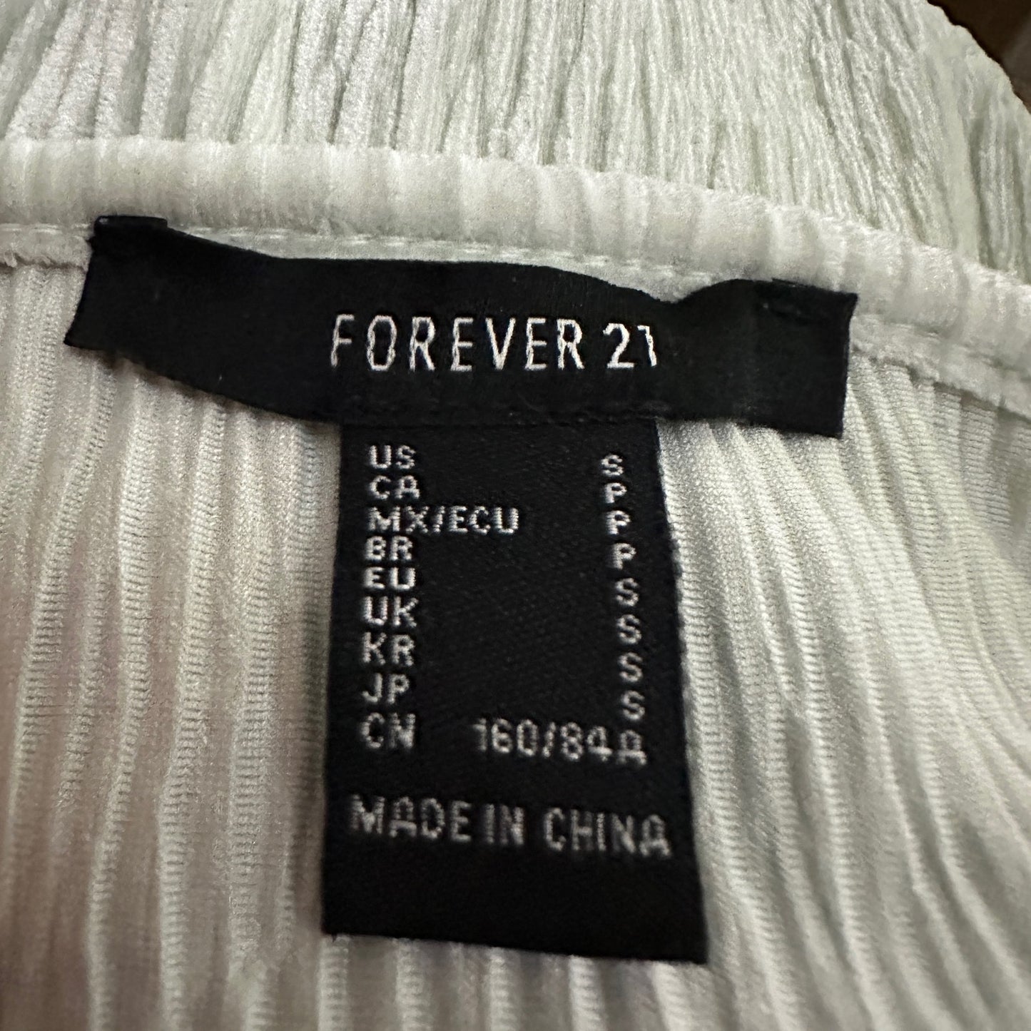 F21 Ribbed Light Blue Body Suit Intimates