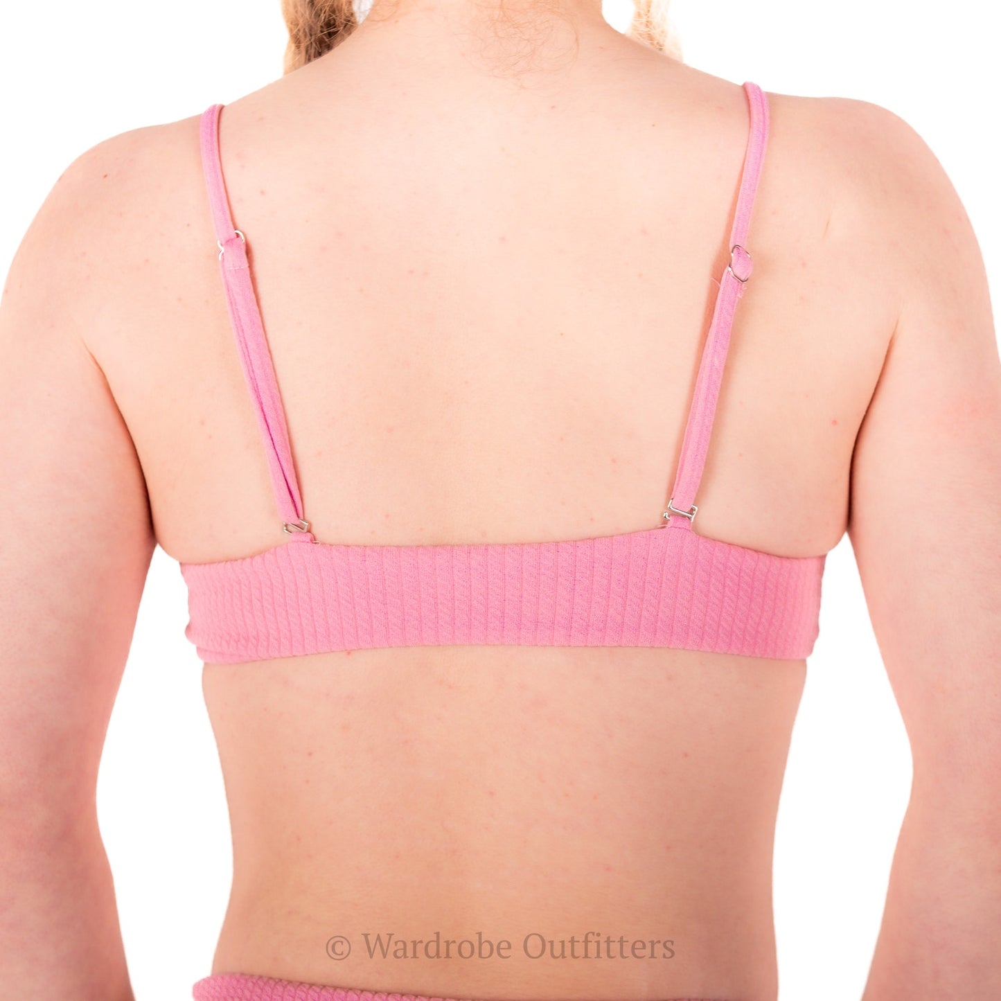 Makeup Pink 2 Piece Bikini Set