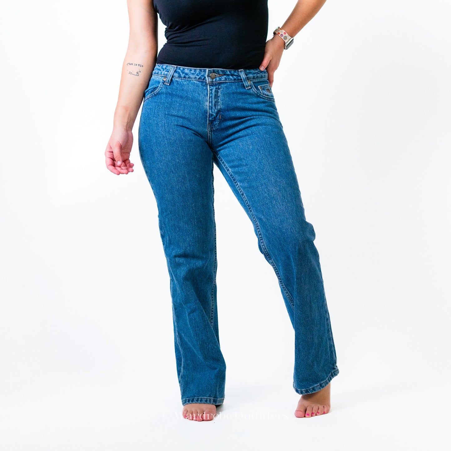 Vintage Harley-Davidson Mid Rise Denim Riding Jeans