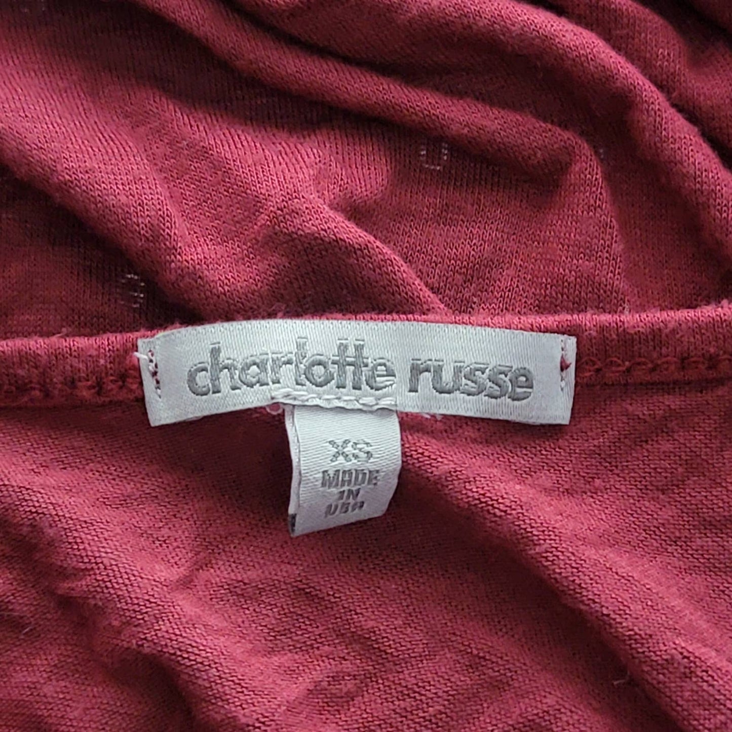 Burgundy Red Cold Shoulder Strapped Cami Top