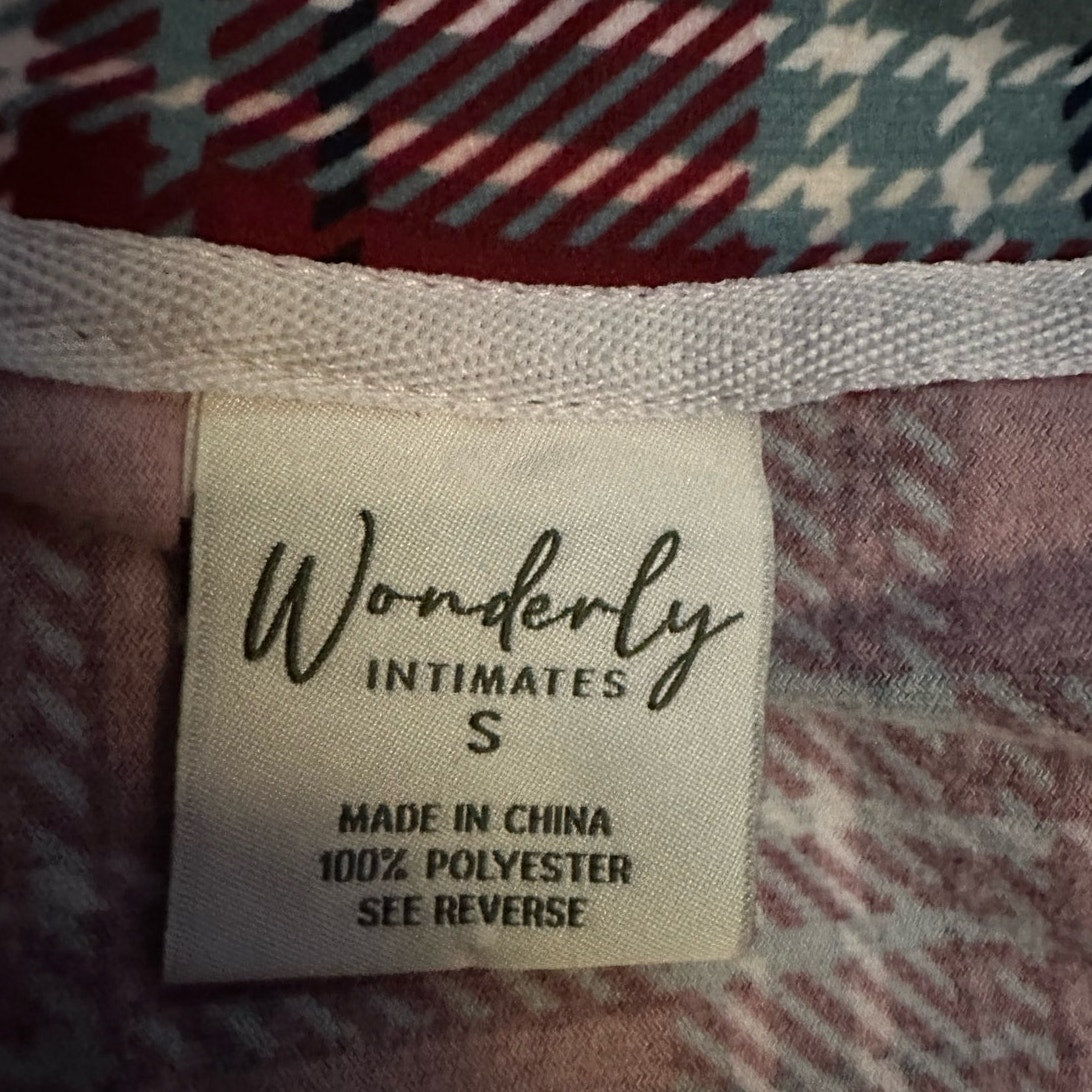 Wonderly Intimates Plaid Flannel Pajamas