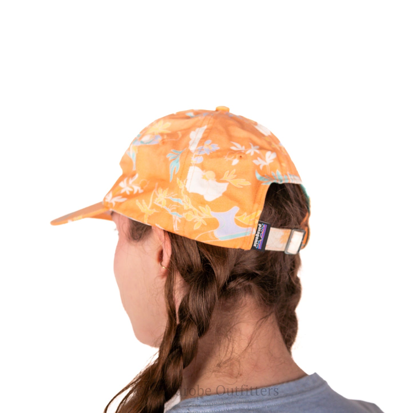 Patagonia Cream Orange Palm Surf Hat