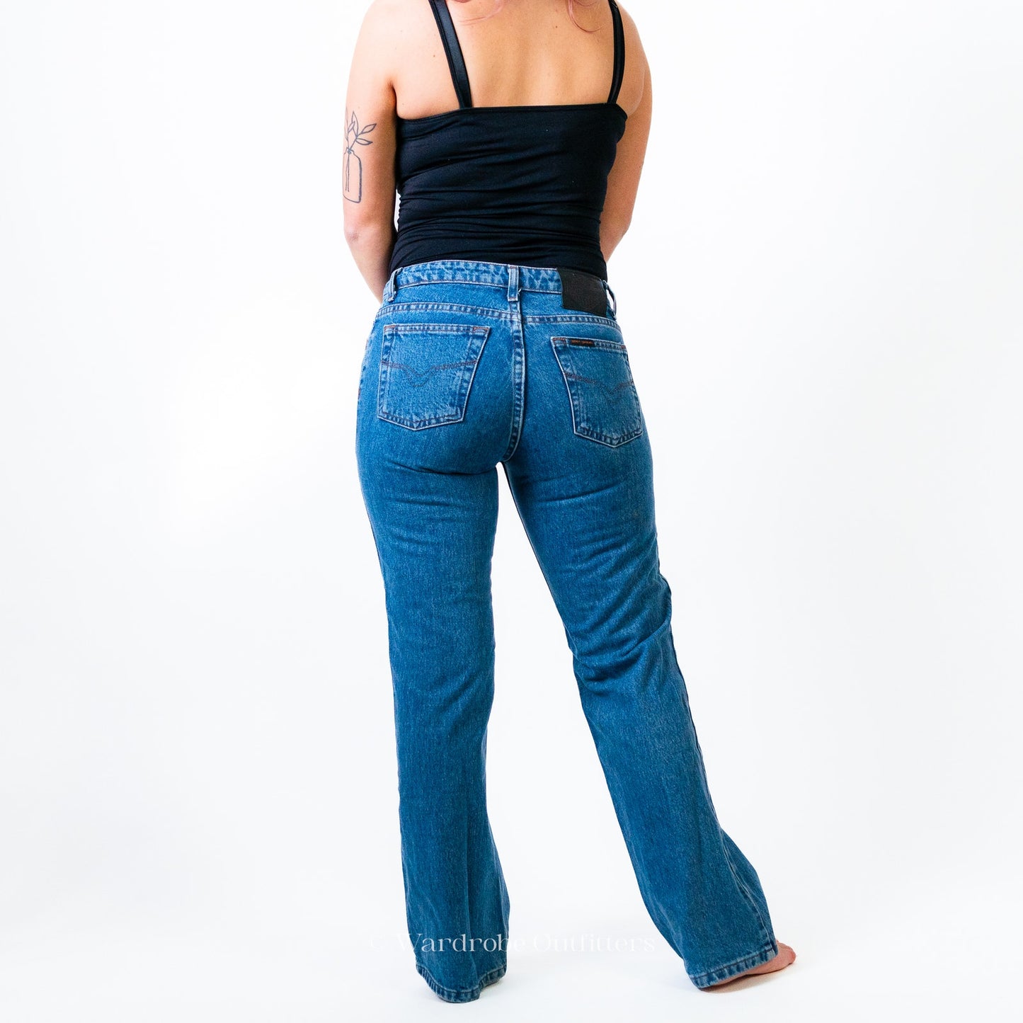 Vintage Harley-Davidson Mid Rise Denim Riding Jeans
