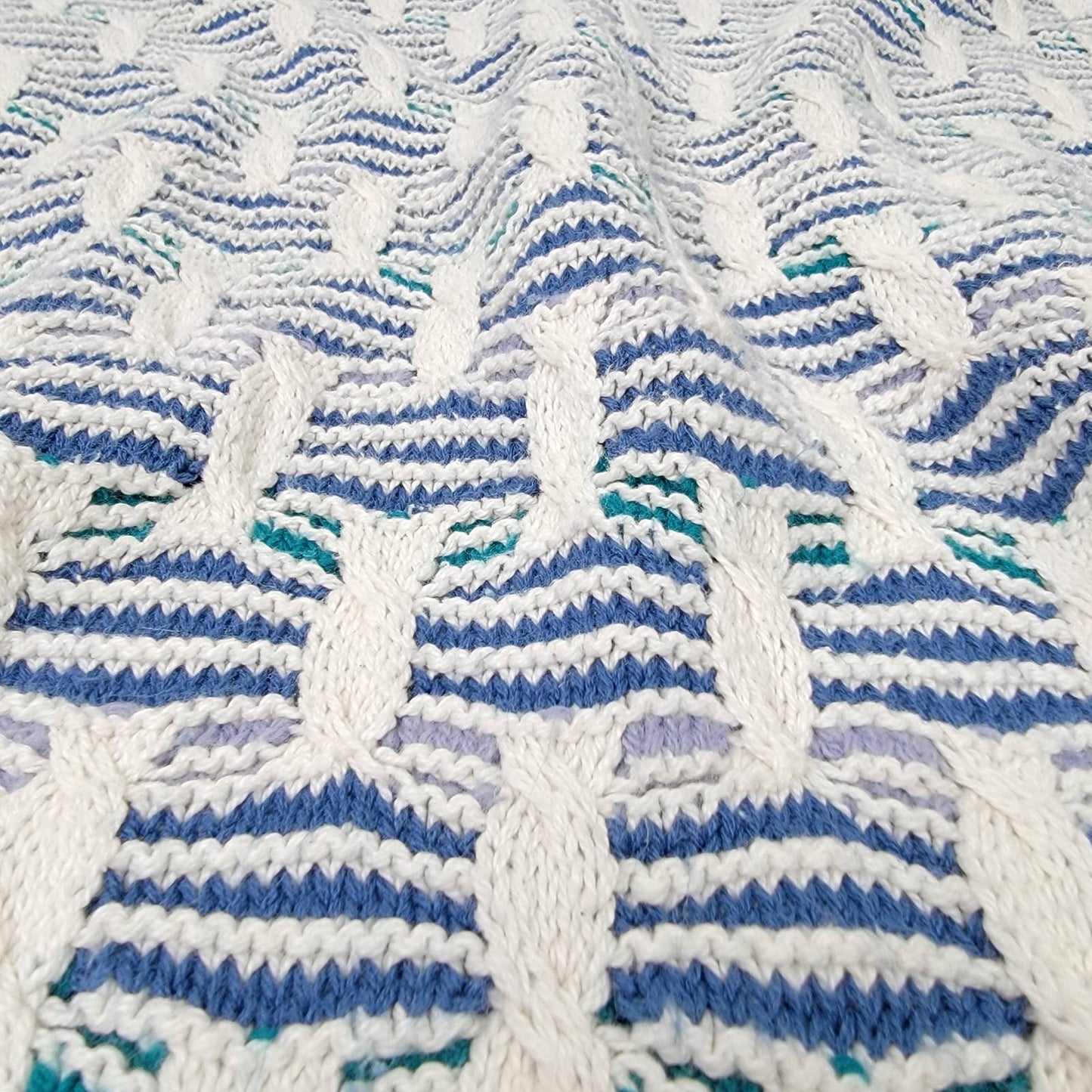 Vintage Chunky Knit Sweater - L