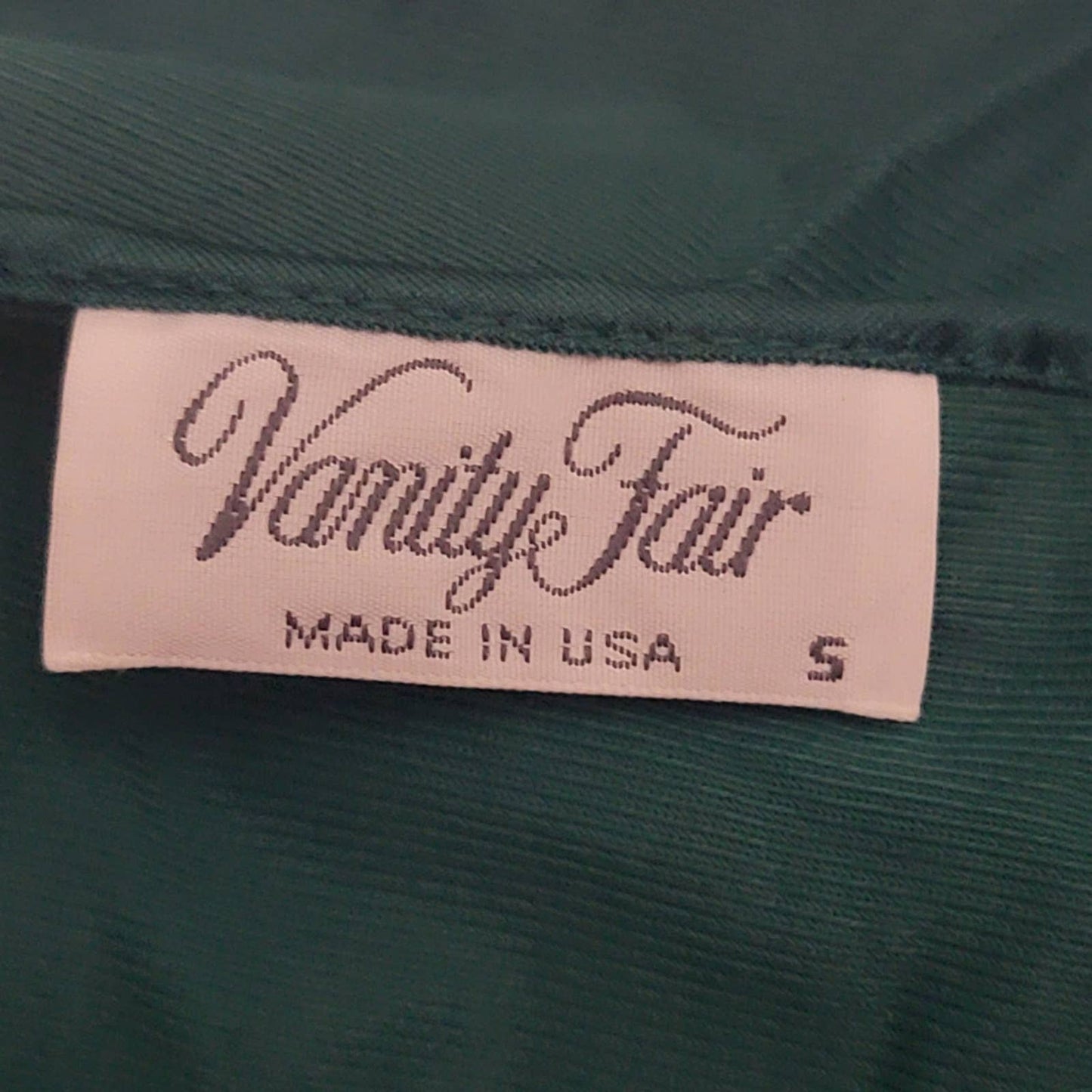 Vintage Emerald Green Lingerie Nightgown