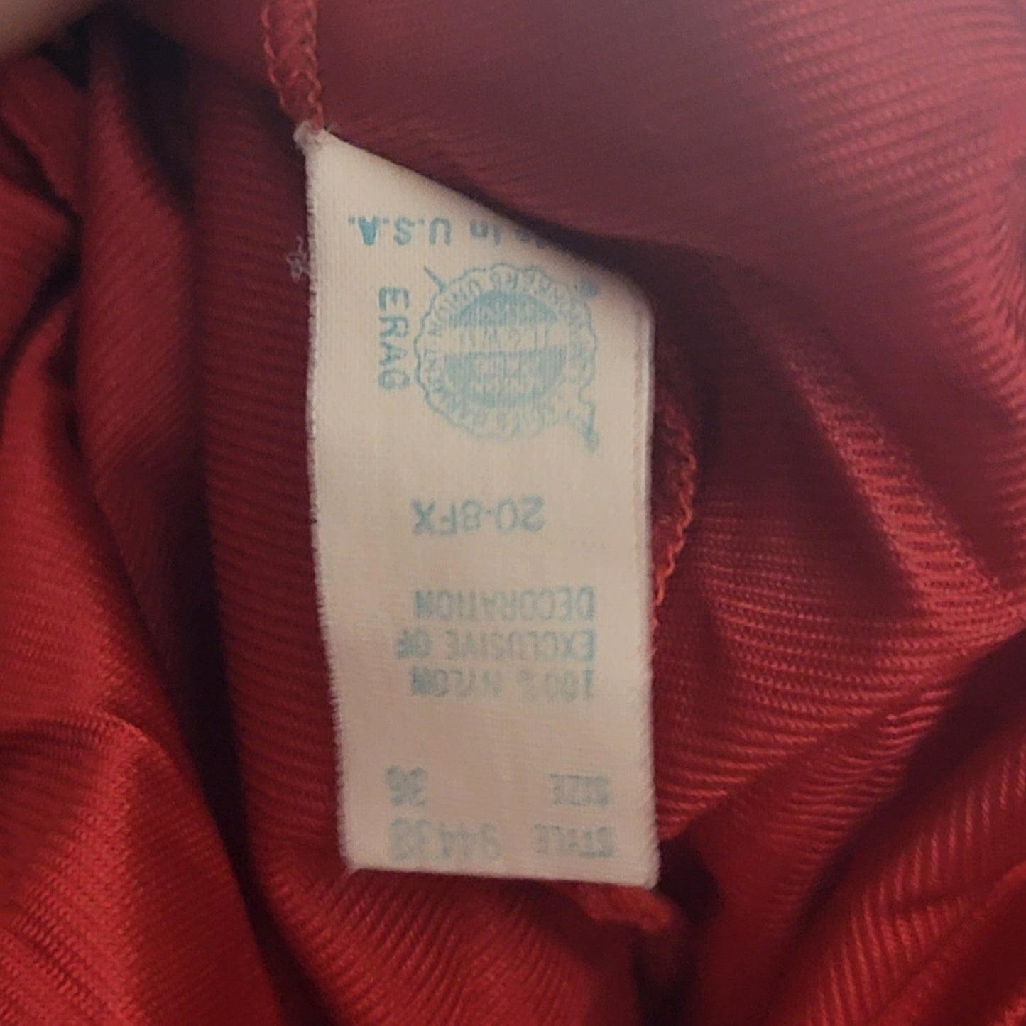 Vintage 80s Red Lace Cami Lingerie Sleep Shirt