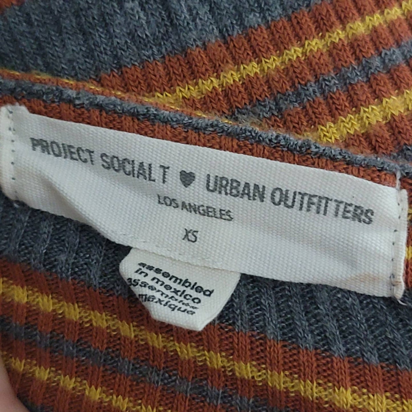 Project Social T x Urban Outfitters Tie Front Wrap Crop Top Tee