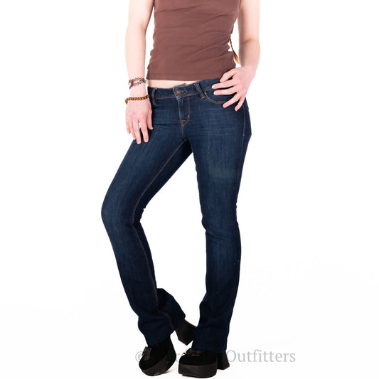 DL1961 Cindy Sonic Slim Boot Indigo Low Rise Blue Jeans