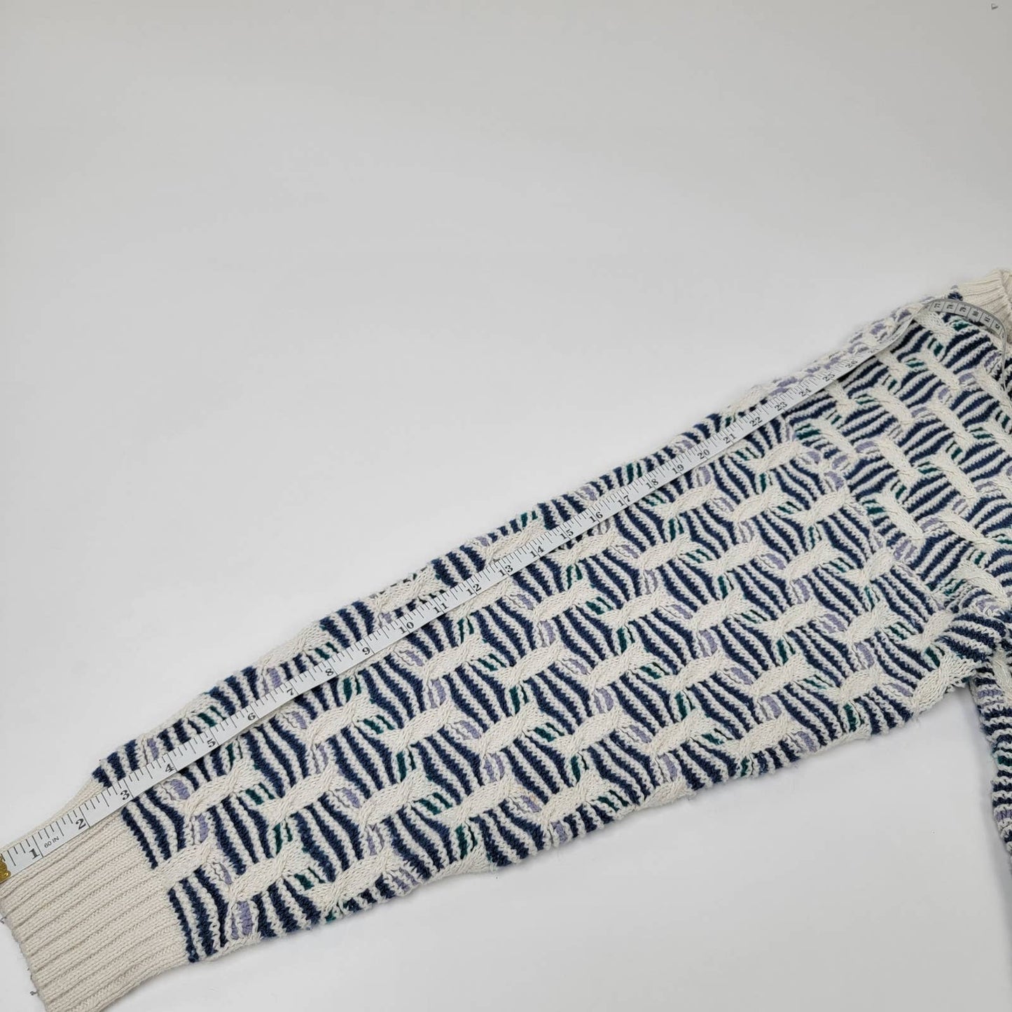 Vintage Chunky Knit Sweater - L