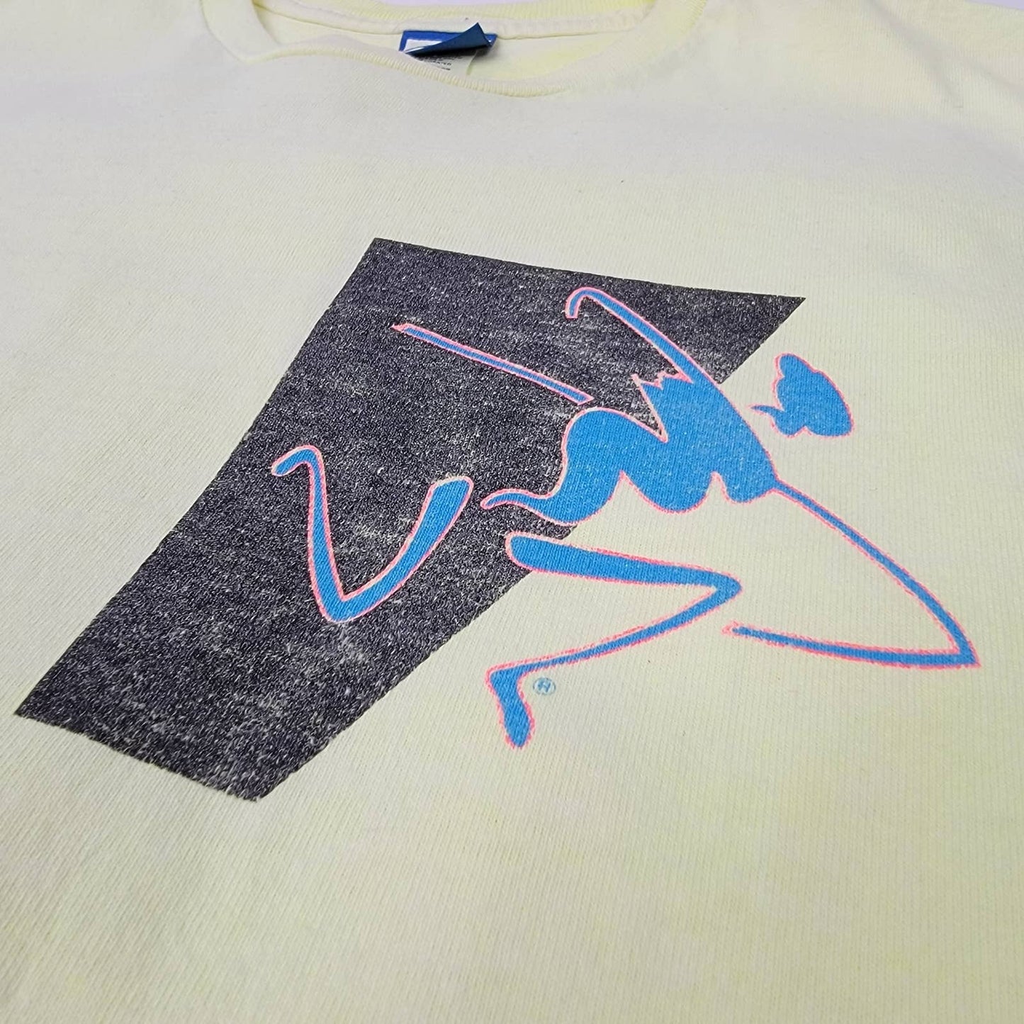 Rare Vintage 90s Neon Ocean Pacific Single Stitch Tee - M