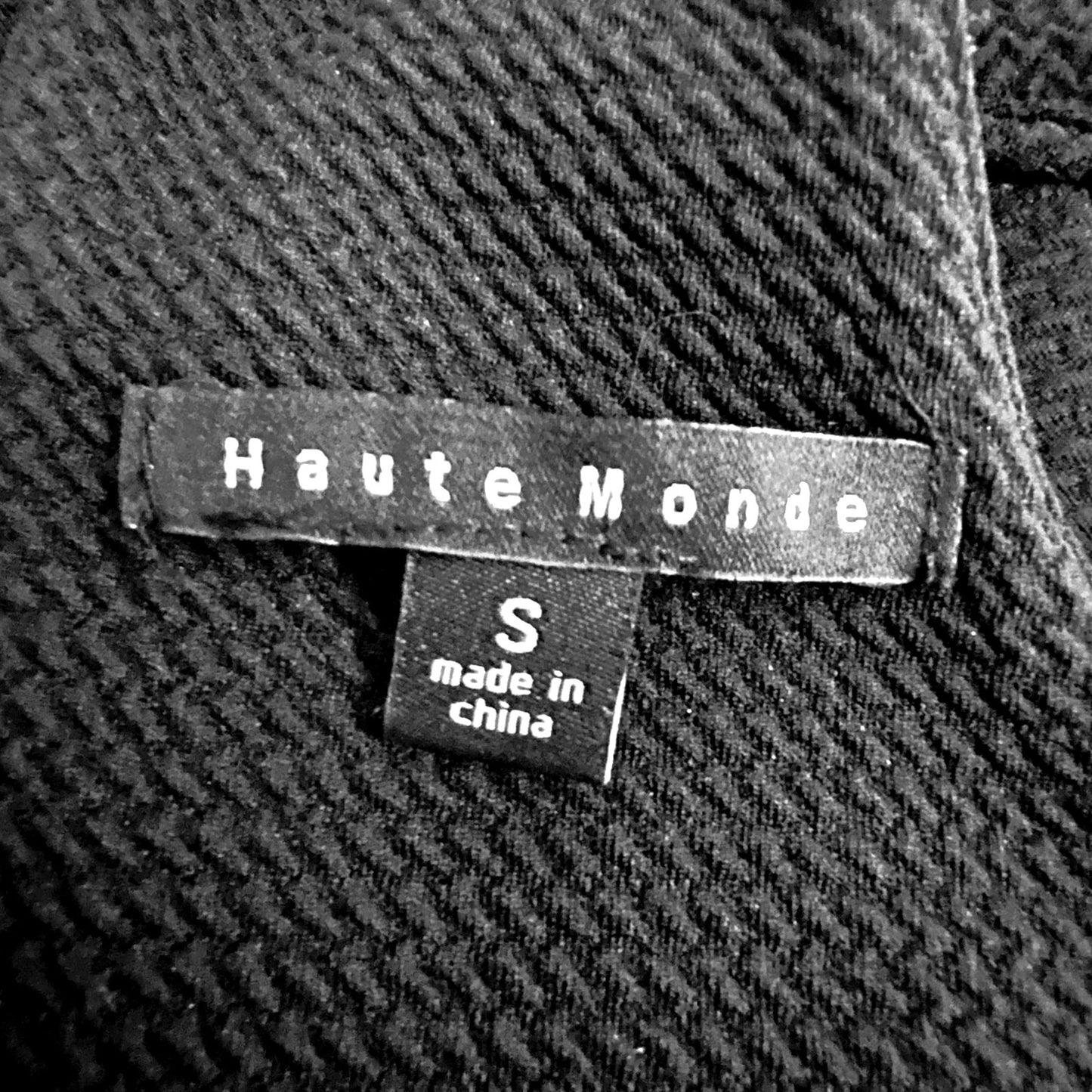 Haute Monde Black A-Cut Midi Dress