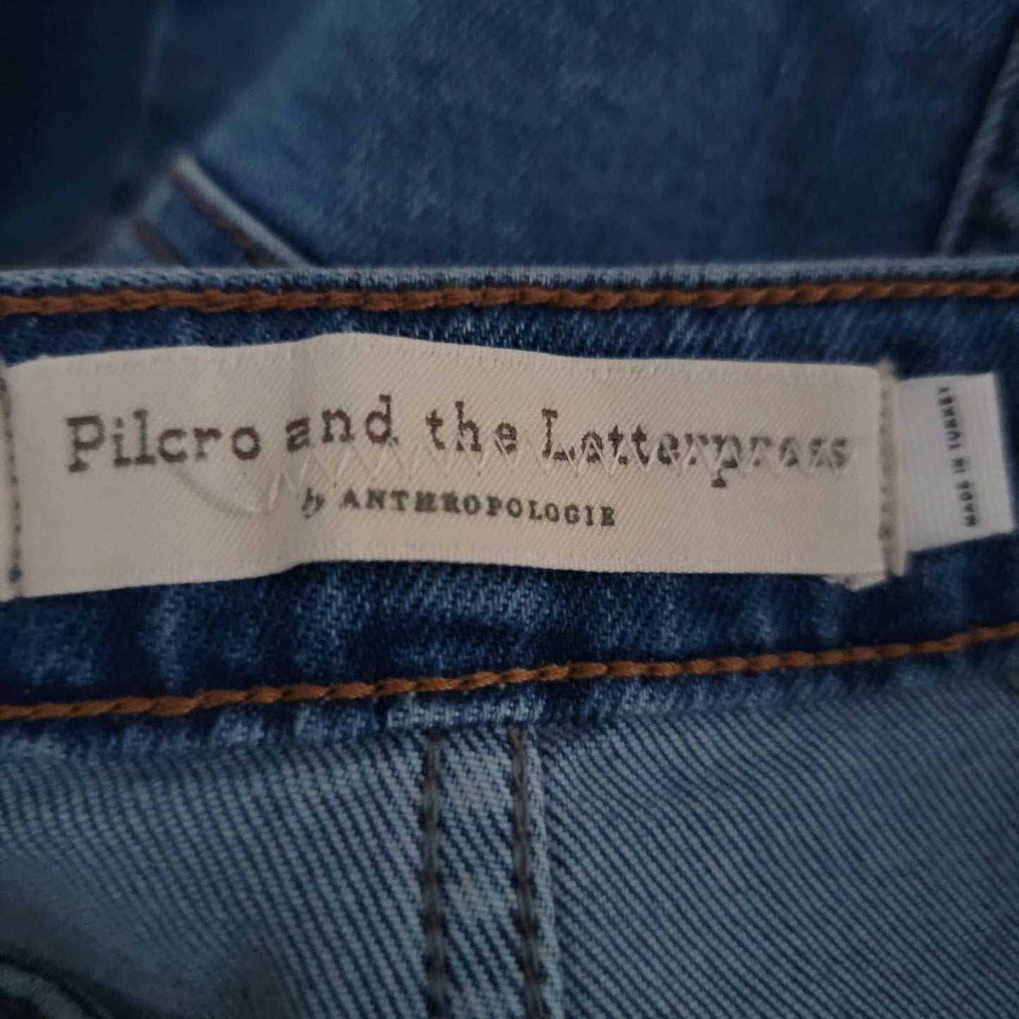 Anthropology & Pilco Denim Jean Pencil Skirt