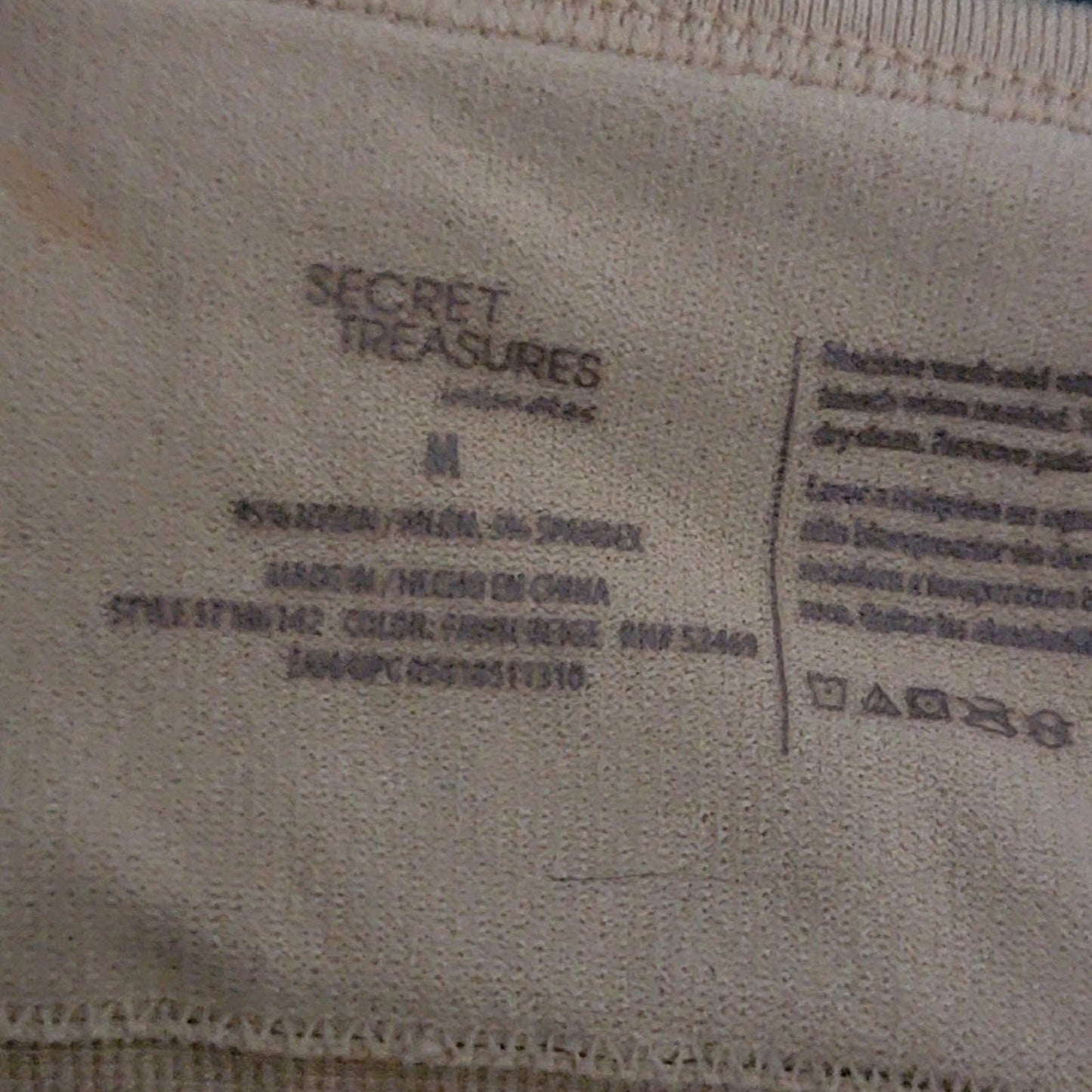 Secret Treasures Nude Sports Bra - M