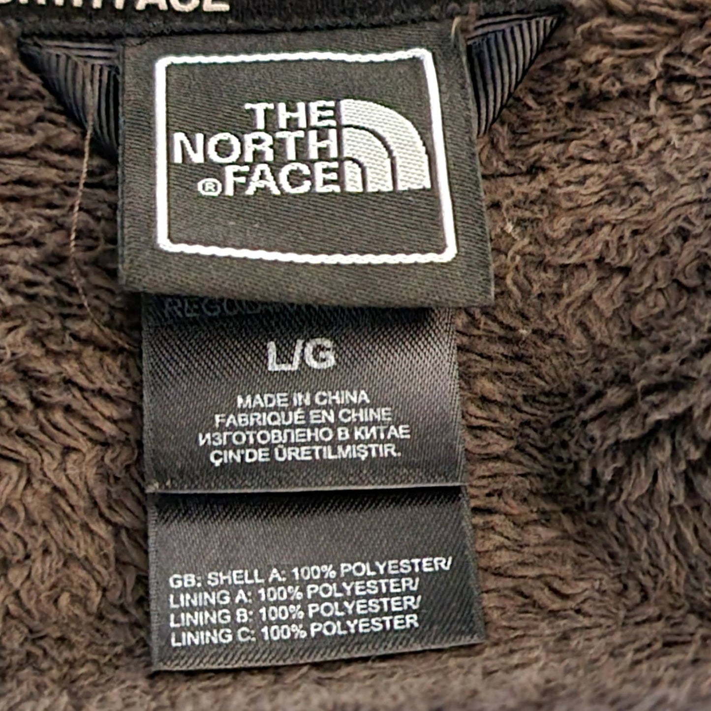 The North Face Osito Full Zip Fleece Jacket - L