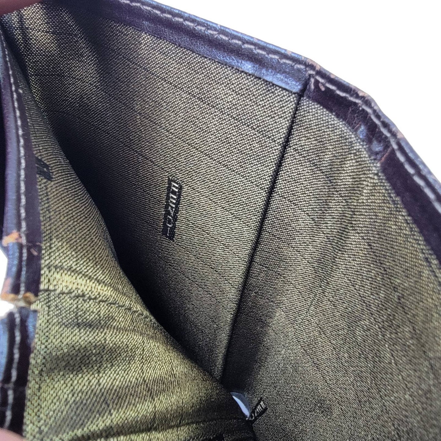 Vintage Y2k 2001 Fendi Zucca Tri-Fold Wallet