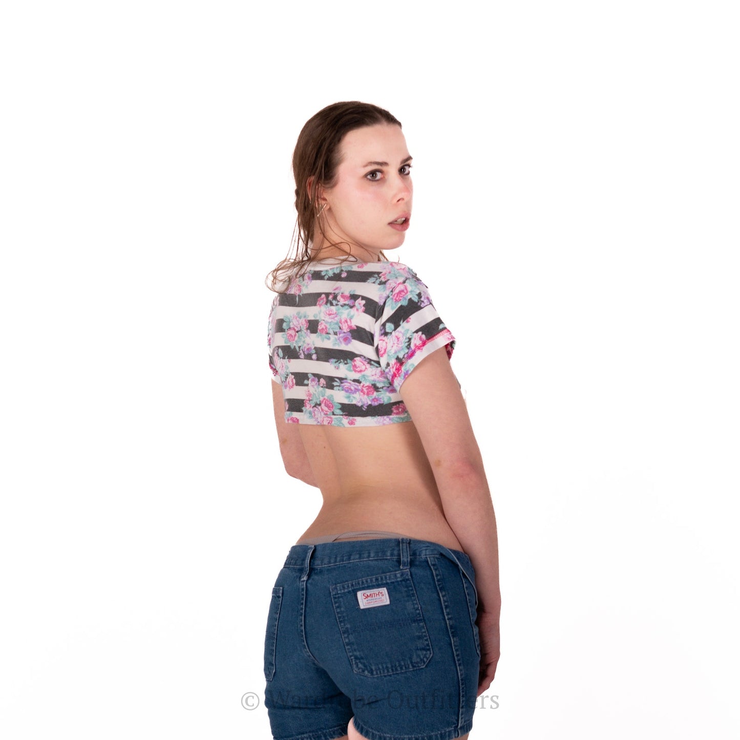 Vintage 90s Micro Cropped Tee Shirt
