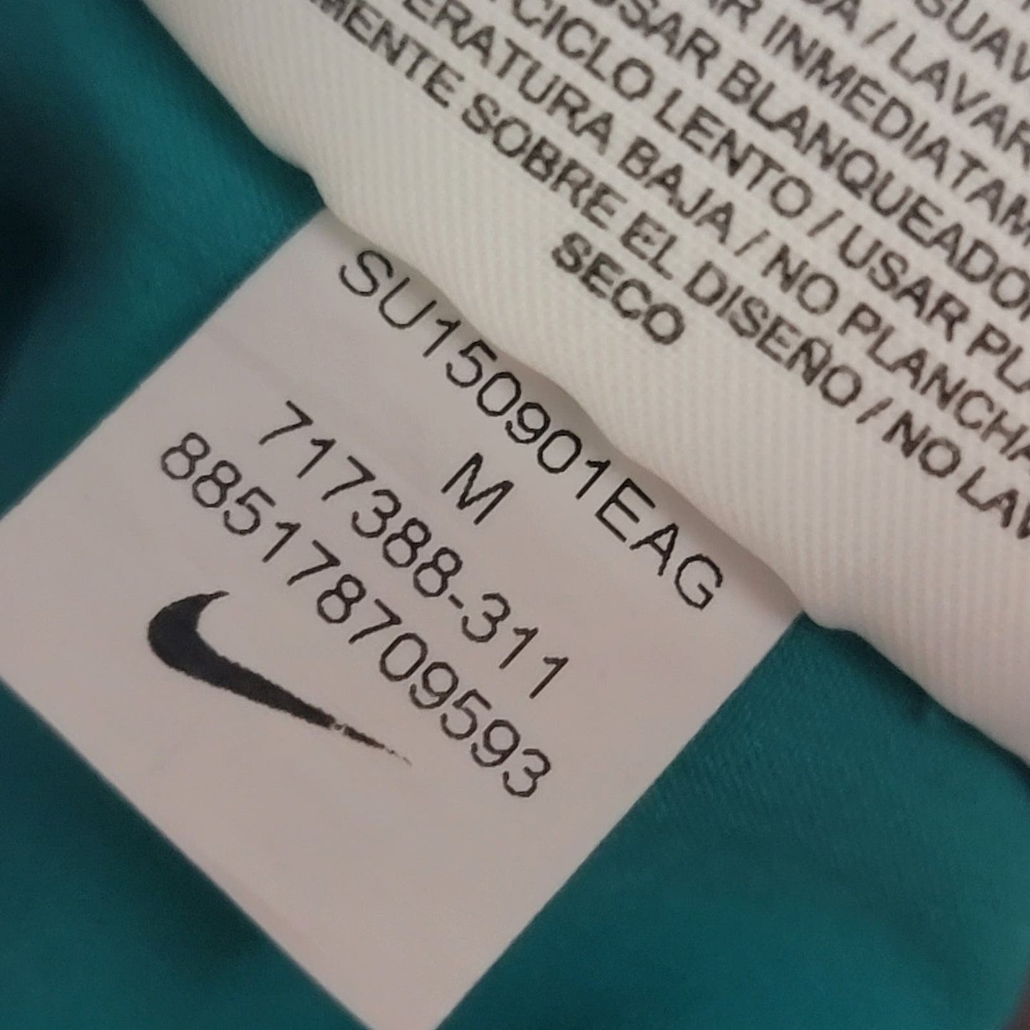 Nike Eclipse Teal Running Shorts - M