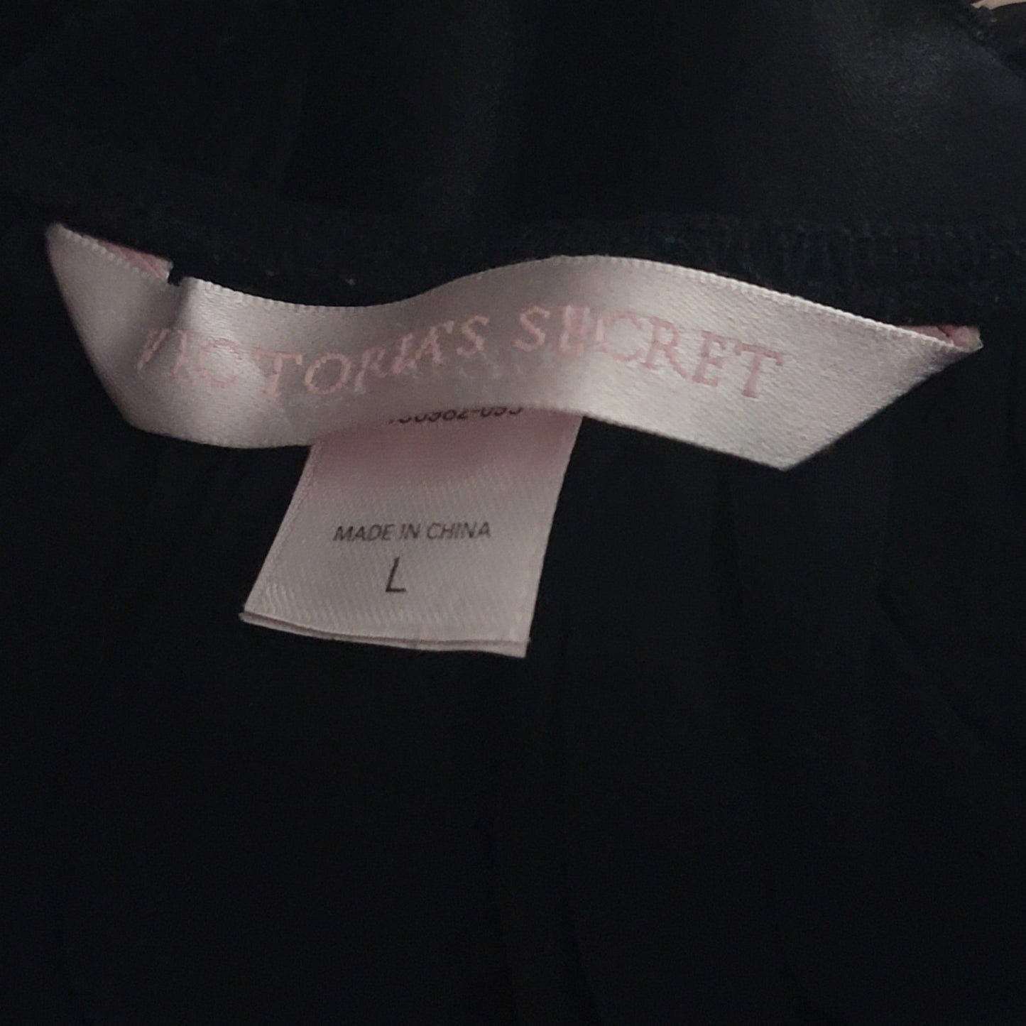 Vintage Y2K Victoria's Secret Black Silky Chiffon & Lace Nightie Dress Gown Lingerie - L