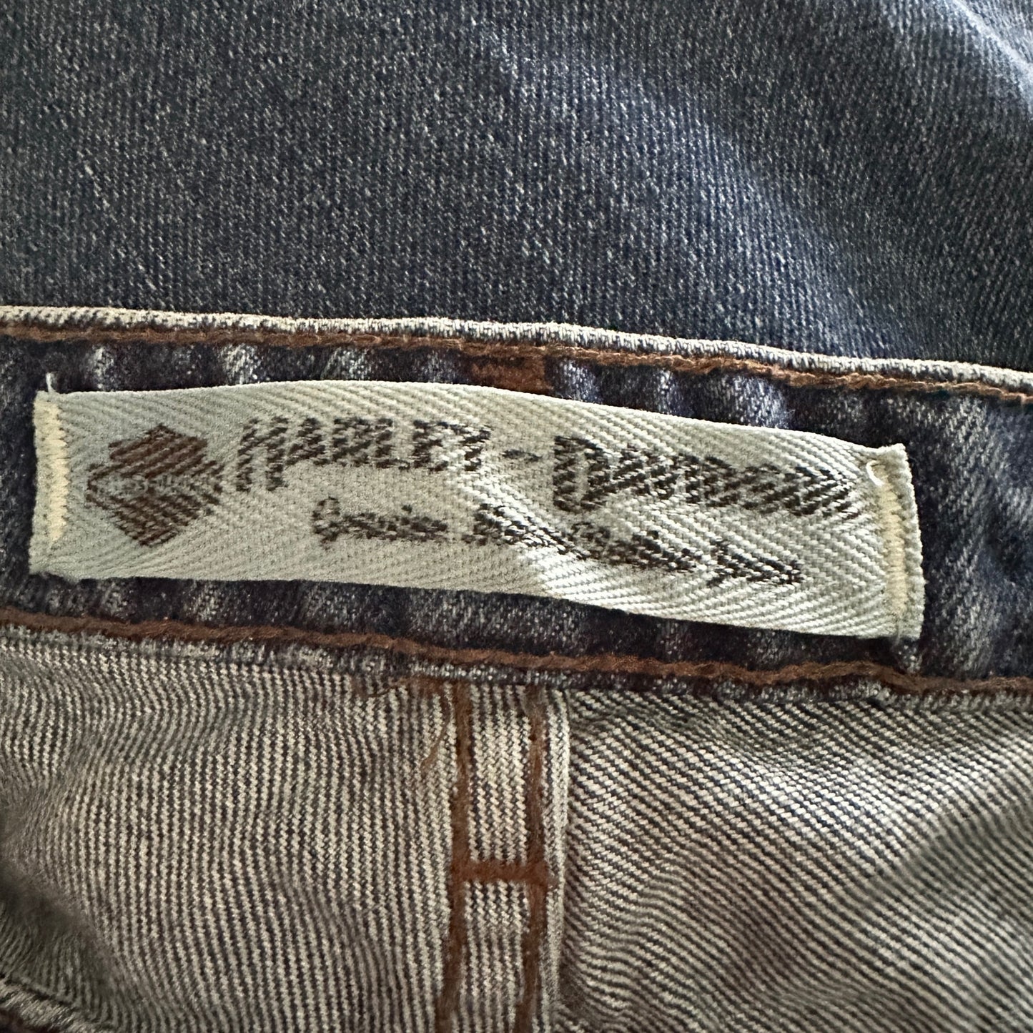 Vintage Harley-Davidson Mid Rise Denim Riding Jeans