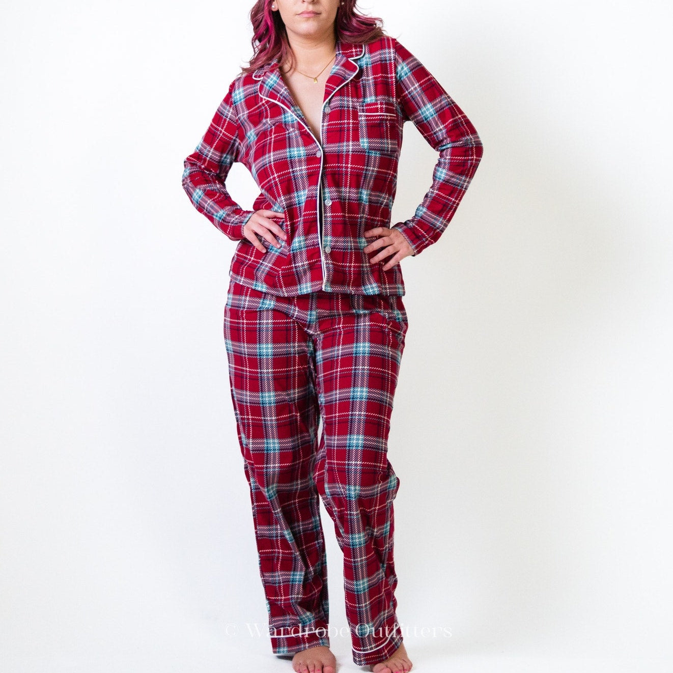 Wonderly Intimates Plaid Flannel Pajamas