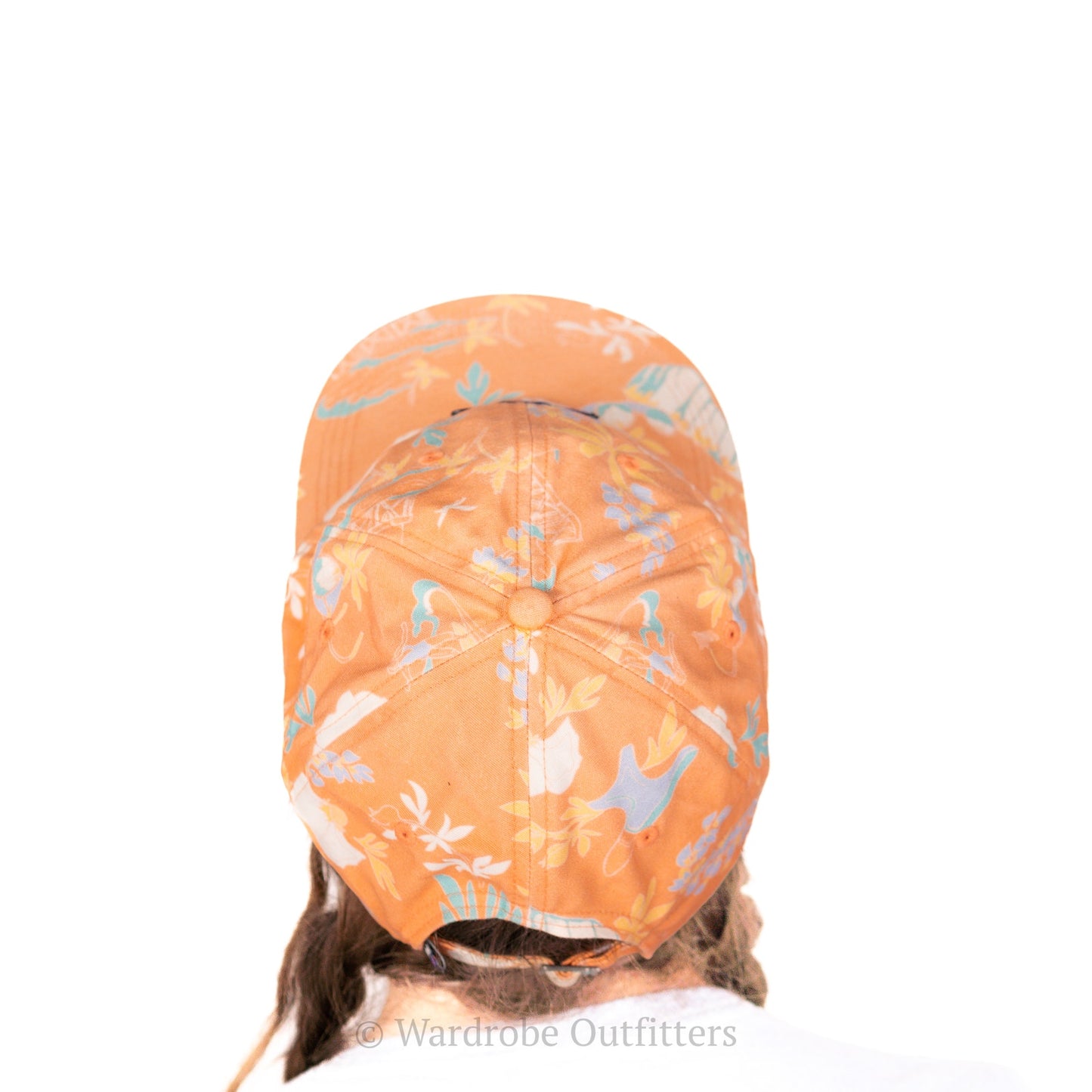 Patagonia Cream Orange Palm Surf Hat