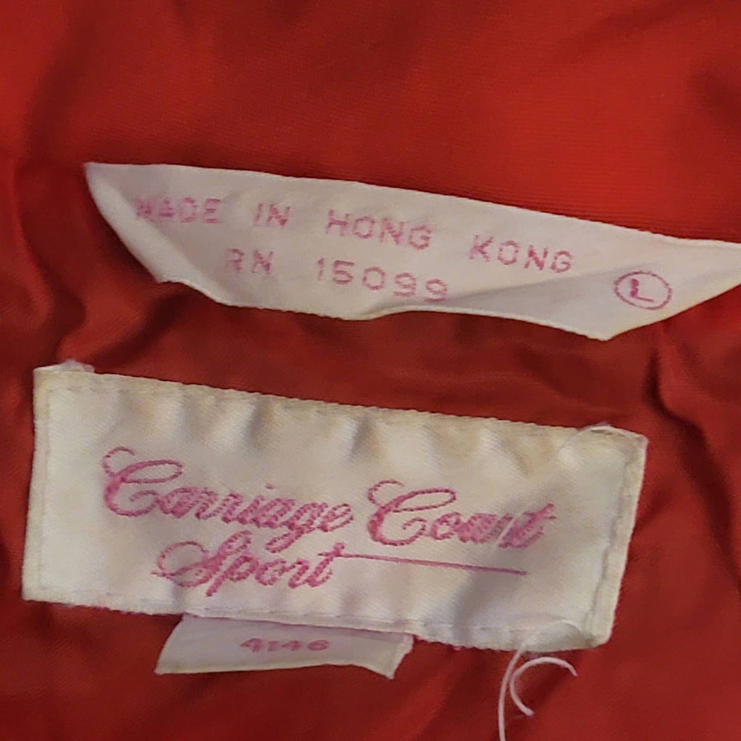 Vintage 90s Carrigan Court Rain Coat Jacket - L