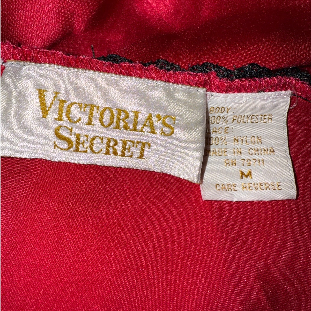 Vintage Victoria's Secret Gold Label Babydoll Cami Lingerie