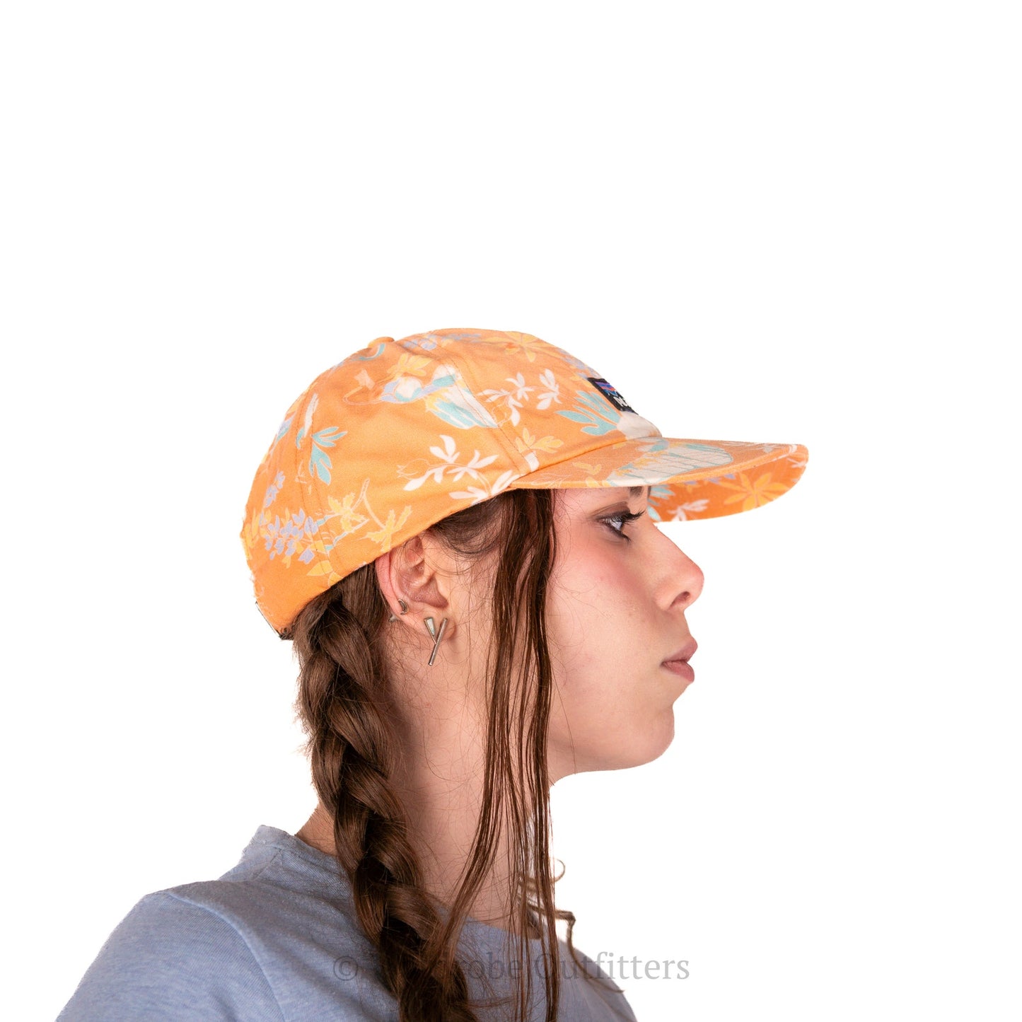 Patagonia Cream Orange Palm Surf Hat
