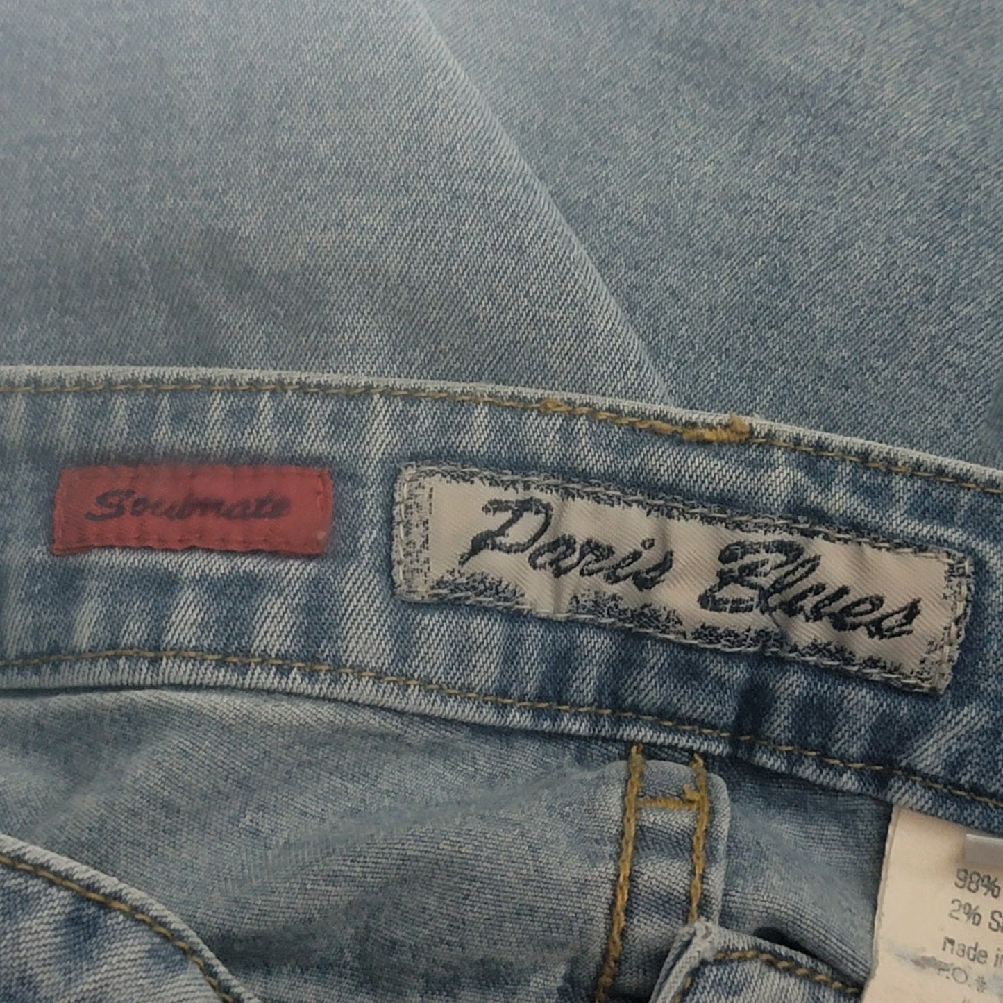 Vintage Y2K 2000s Paris Blues Soulmate Flared Bootcut Jeans
