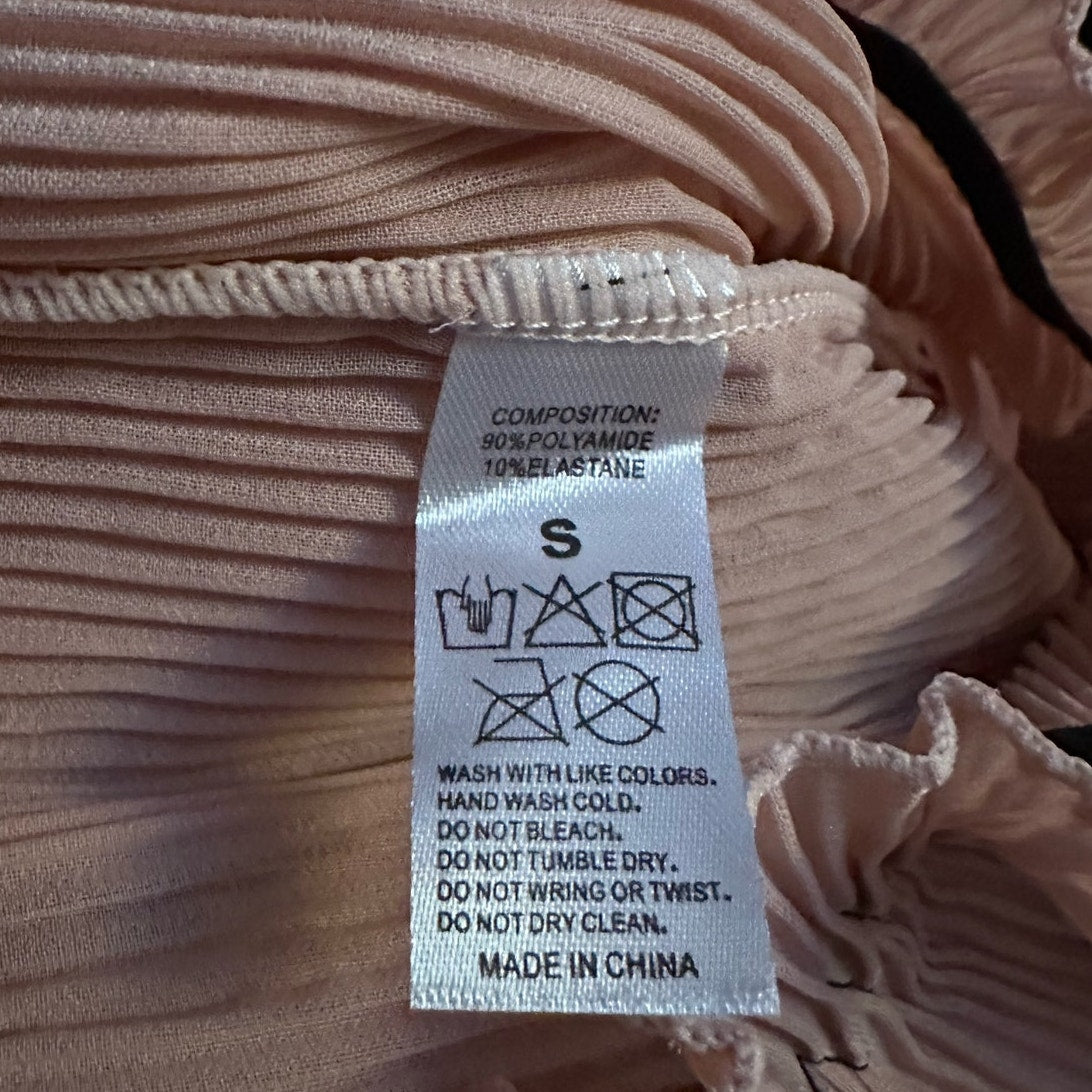 Dusty Pink Plisse Chiffon Boyshorts Lingerie