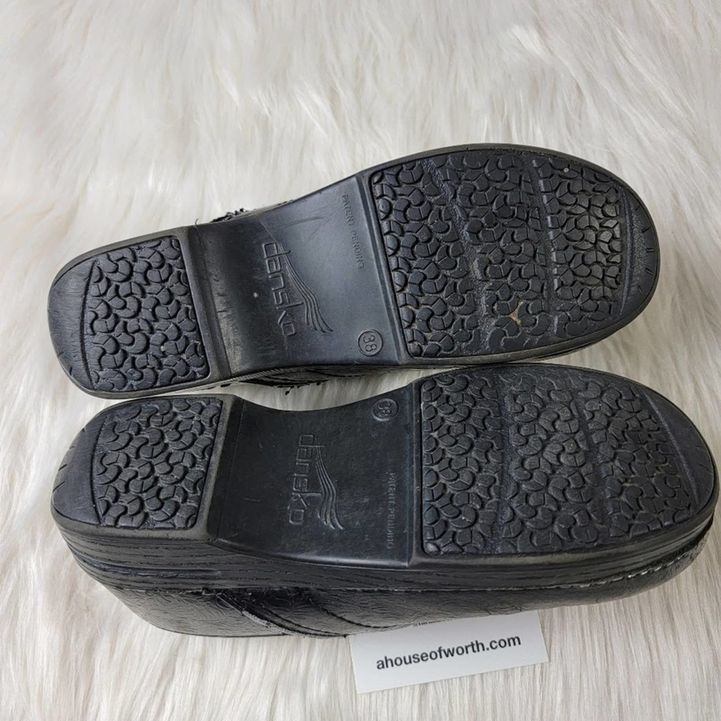 Dansko XP 2.0 Floral Tooled Platform Nursing Clogs - 8