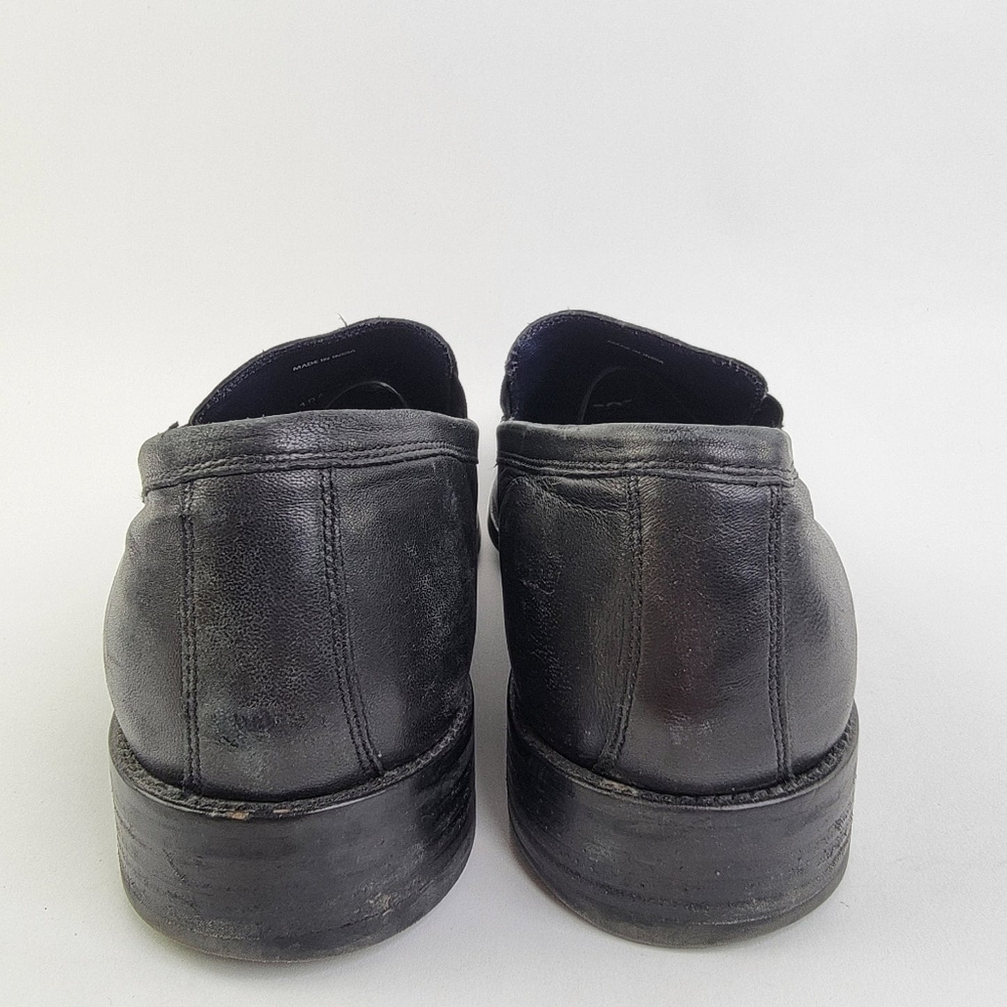Cole Haan Grand OS Lenox Hill Venetian Black Leather Slip On Dress Loafers - 12