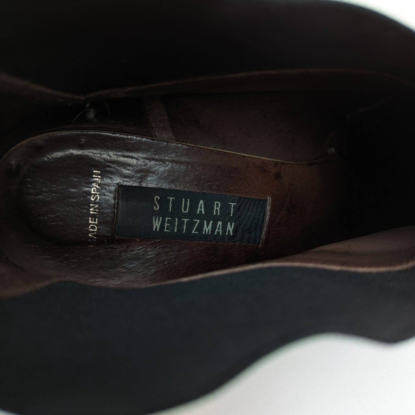 Stuart Weitzman Black Suede Booties - 11.5