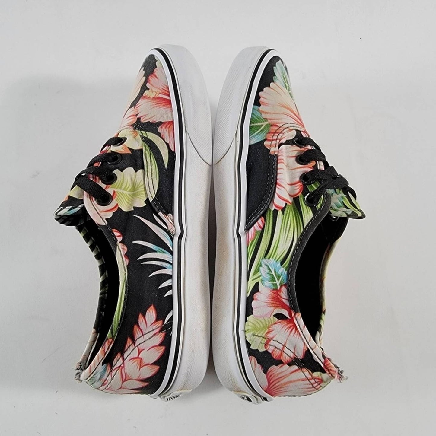 Vans Floral Palm Decay Lace Up Shoes Low Top - 7