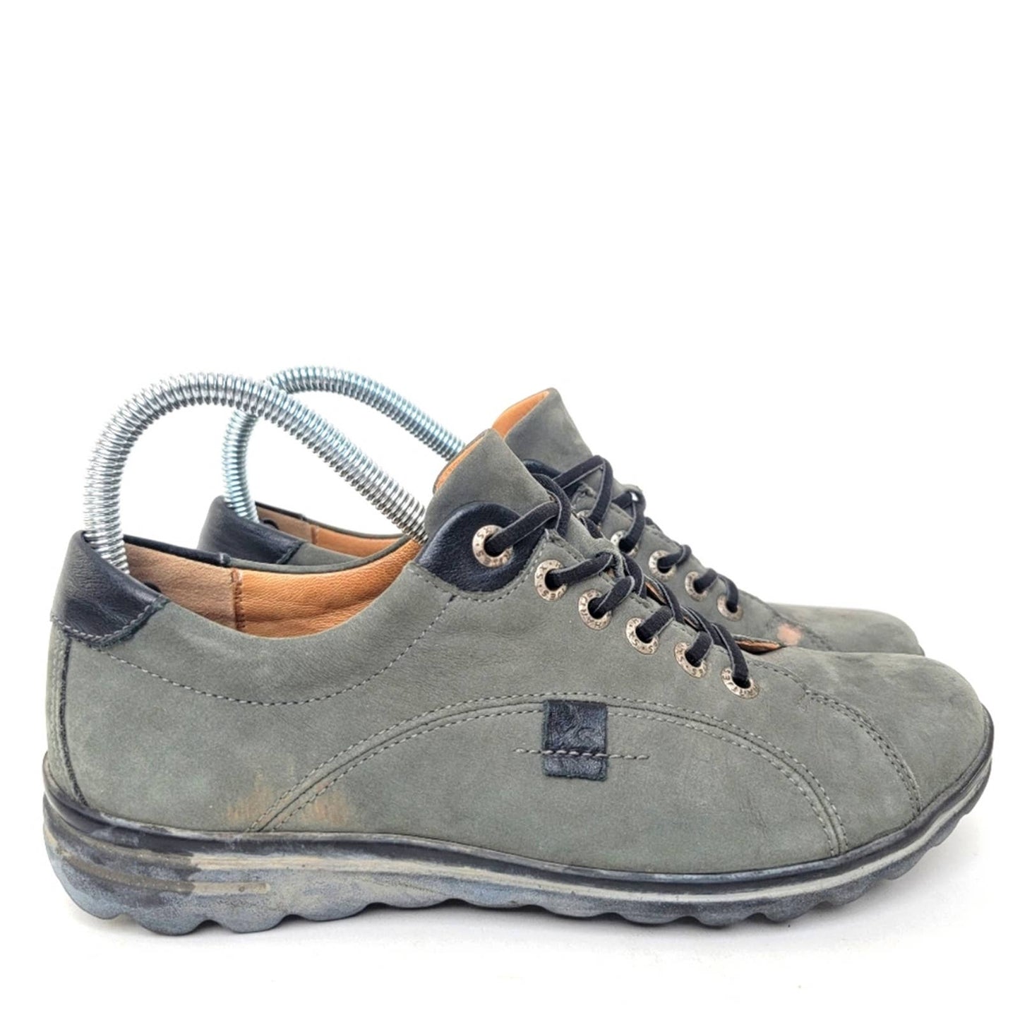Hartjes XS Suede Grey Smoke Sneakers - 7
