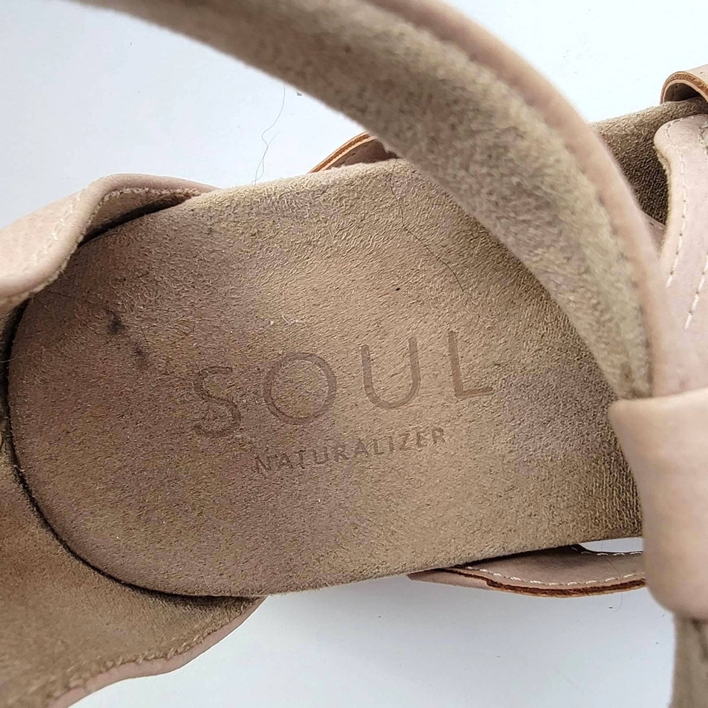 Blush Nude Soul Naturalizer Avonlee Gladiator Sandals - 8.5