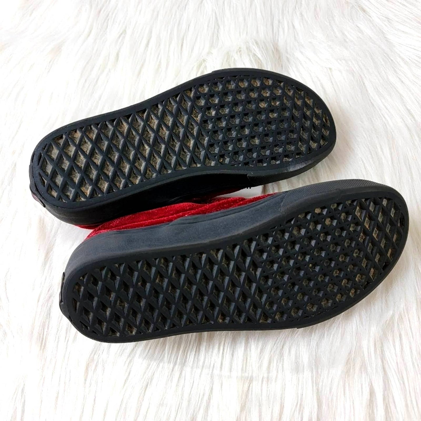 Vans Classic Slip-on Velvet Oxblood/Black Gum - 5