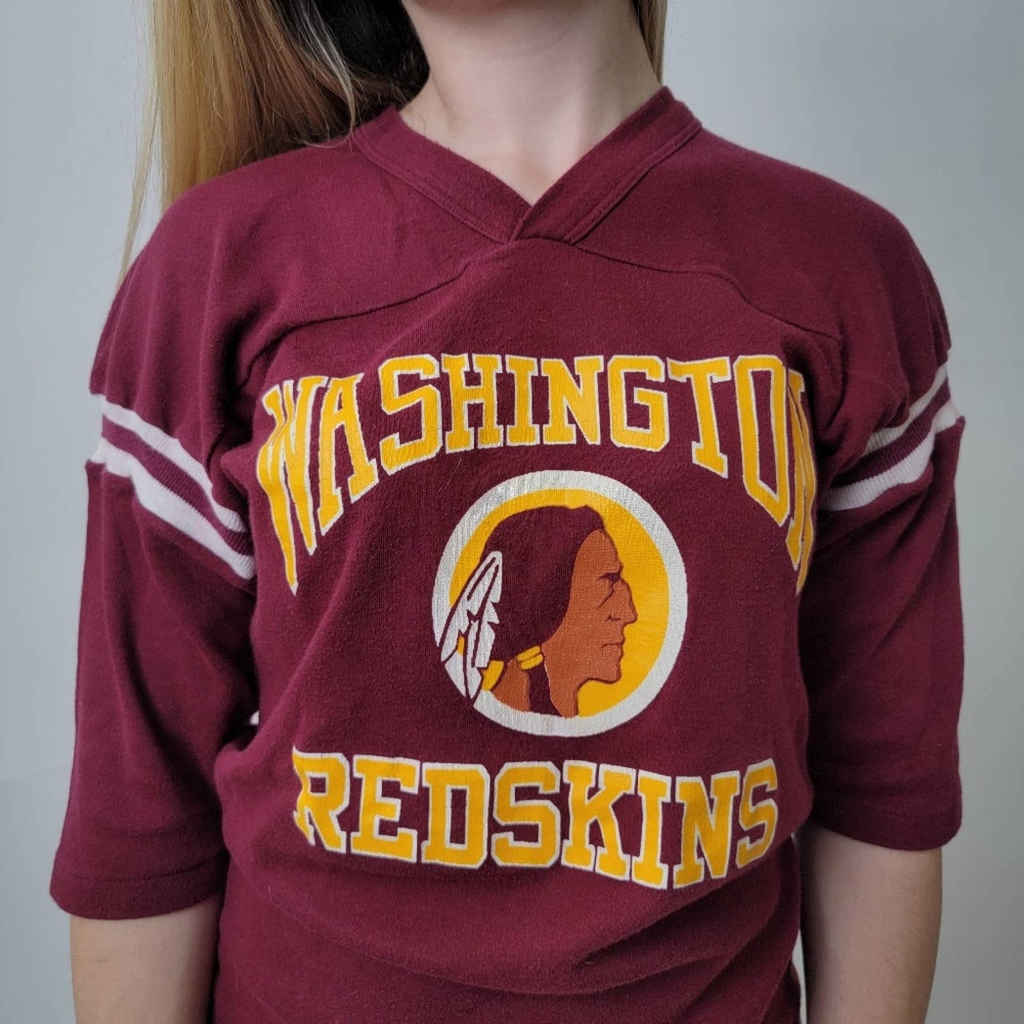 Classic Original Vintage 90s Washington Football Jersey Tee - NFL - Large