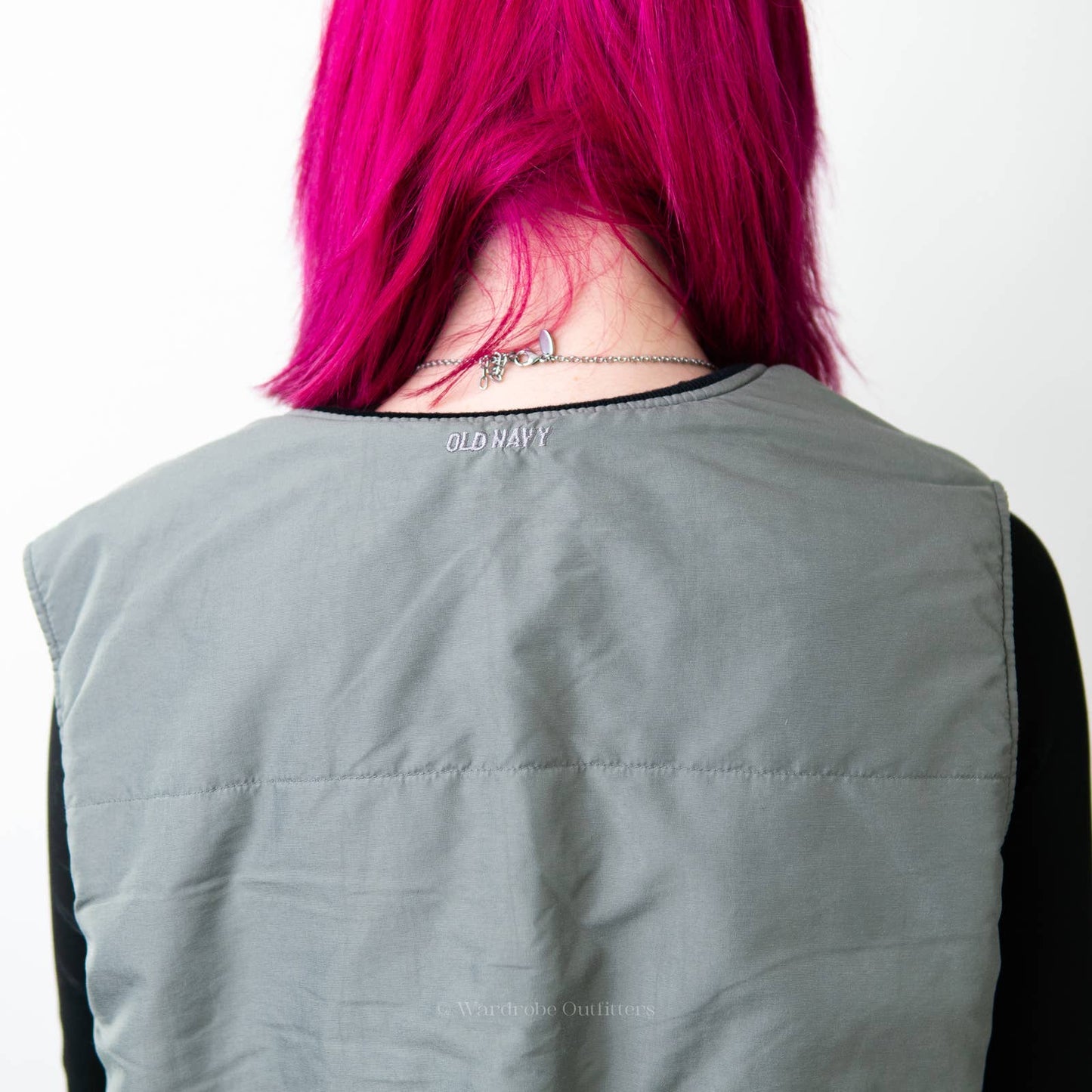 Vintage 90s Old Navy Fleece Lined Utility Vest