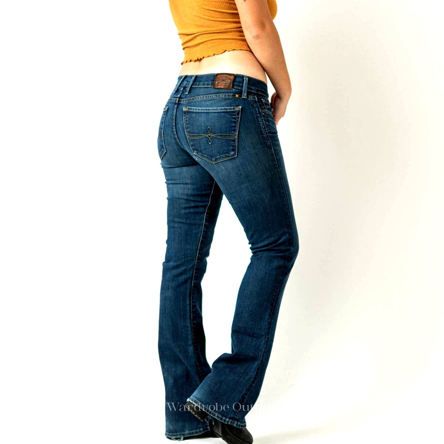 Y2K Lucky Brand Cate Low Rise Flare Boot Cut Jeans - 4/27