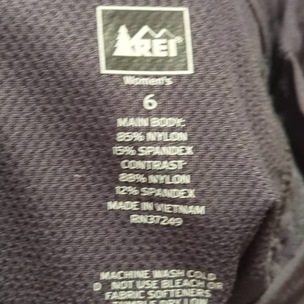 REI Lolo Gunmetal Bermuda Hiking Shorts - 6